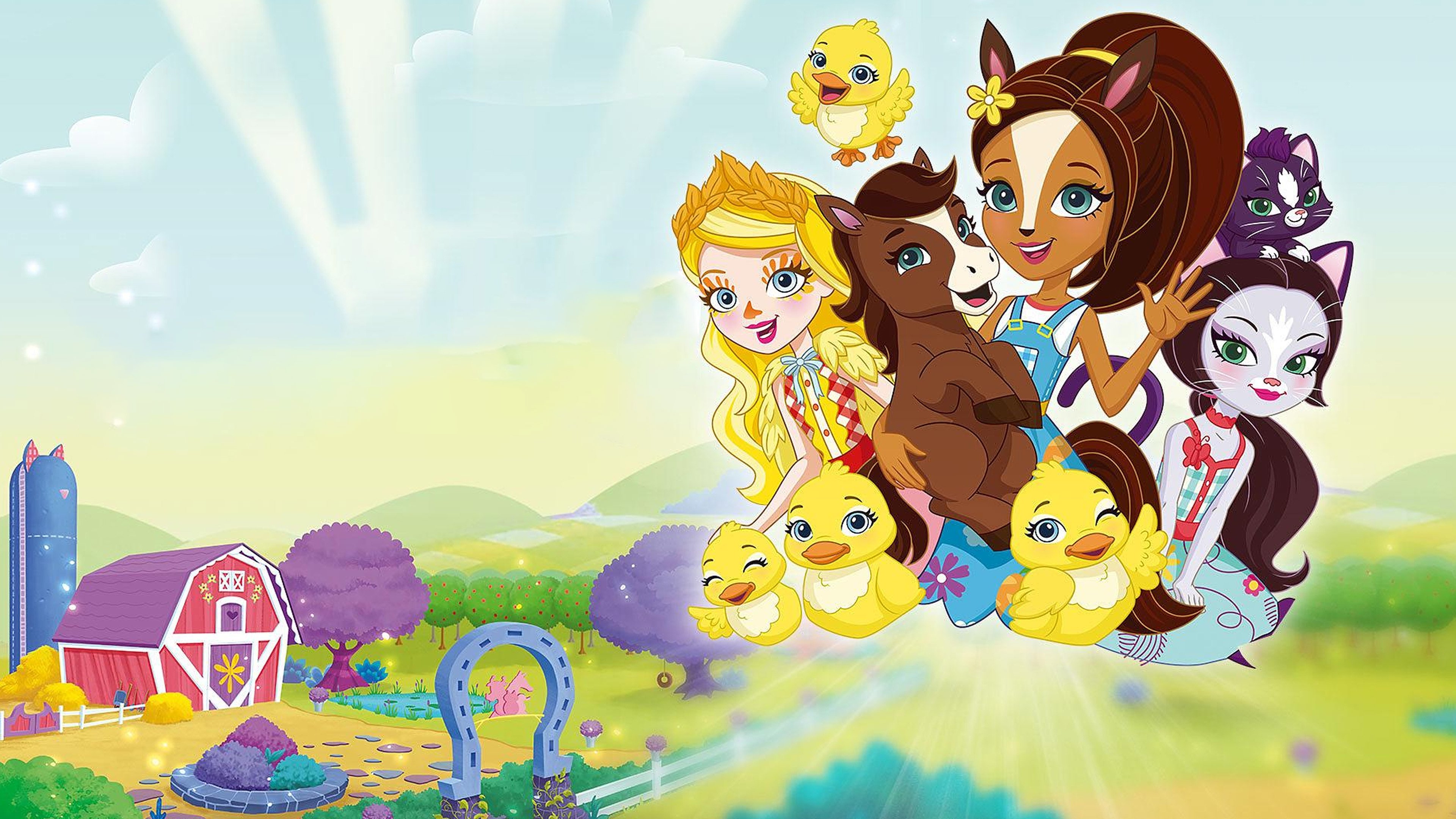 Backdrop for Enchantimals: Spring Into Harvest Hills