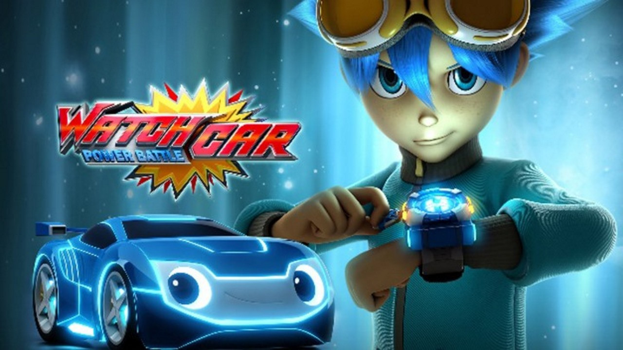 Backdrop for Power Battle Watch Car