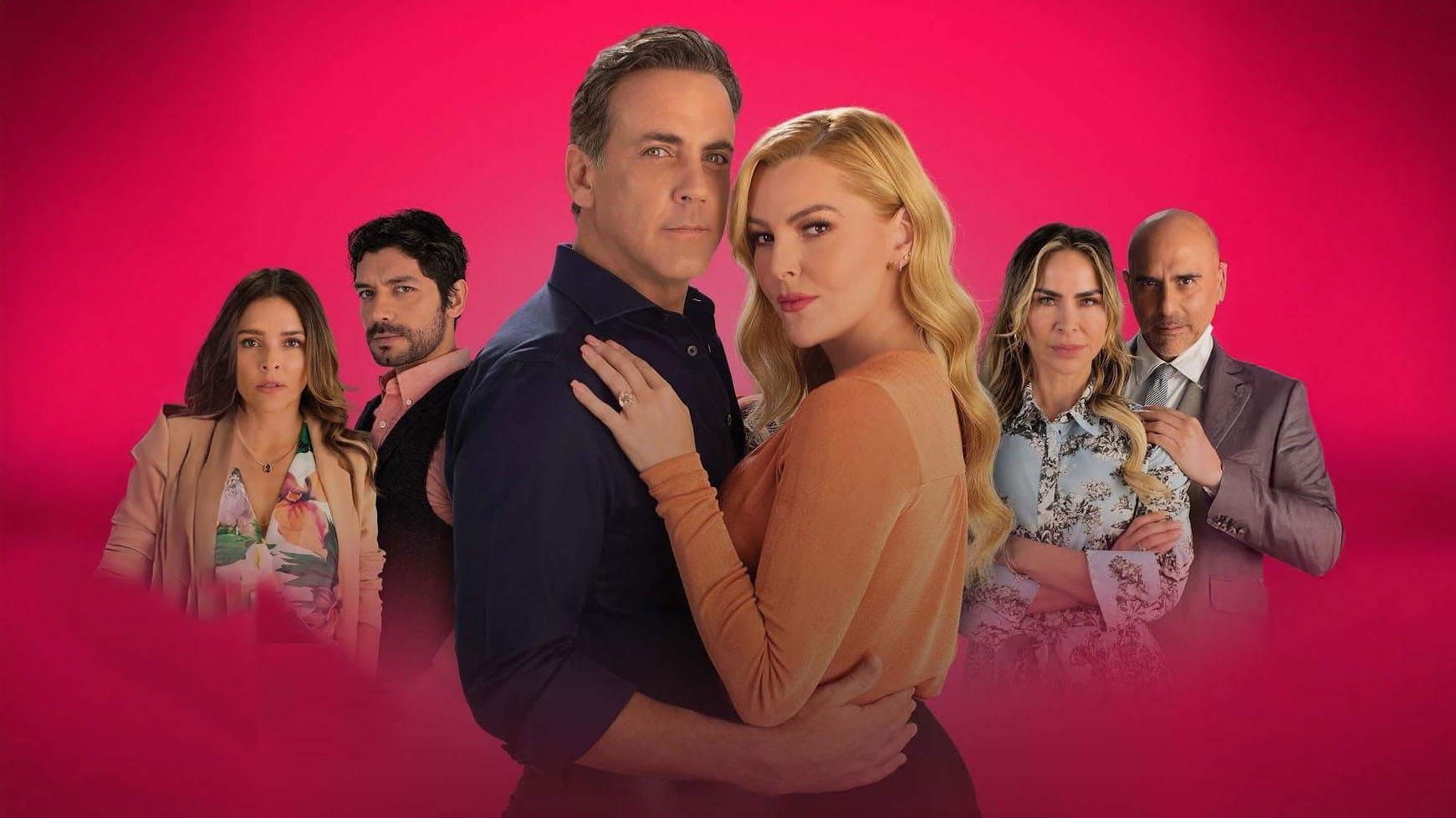 Backdrop for Amores que engañan