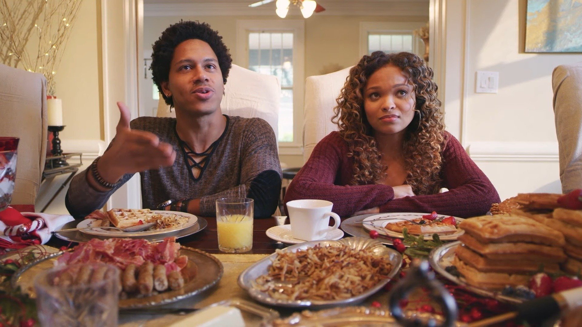 Backdrop for A Christmas Surprise