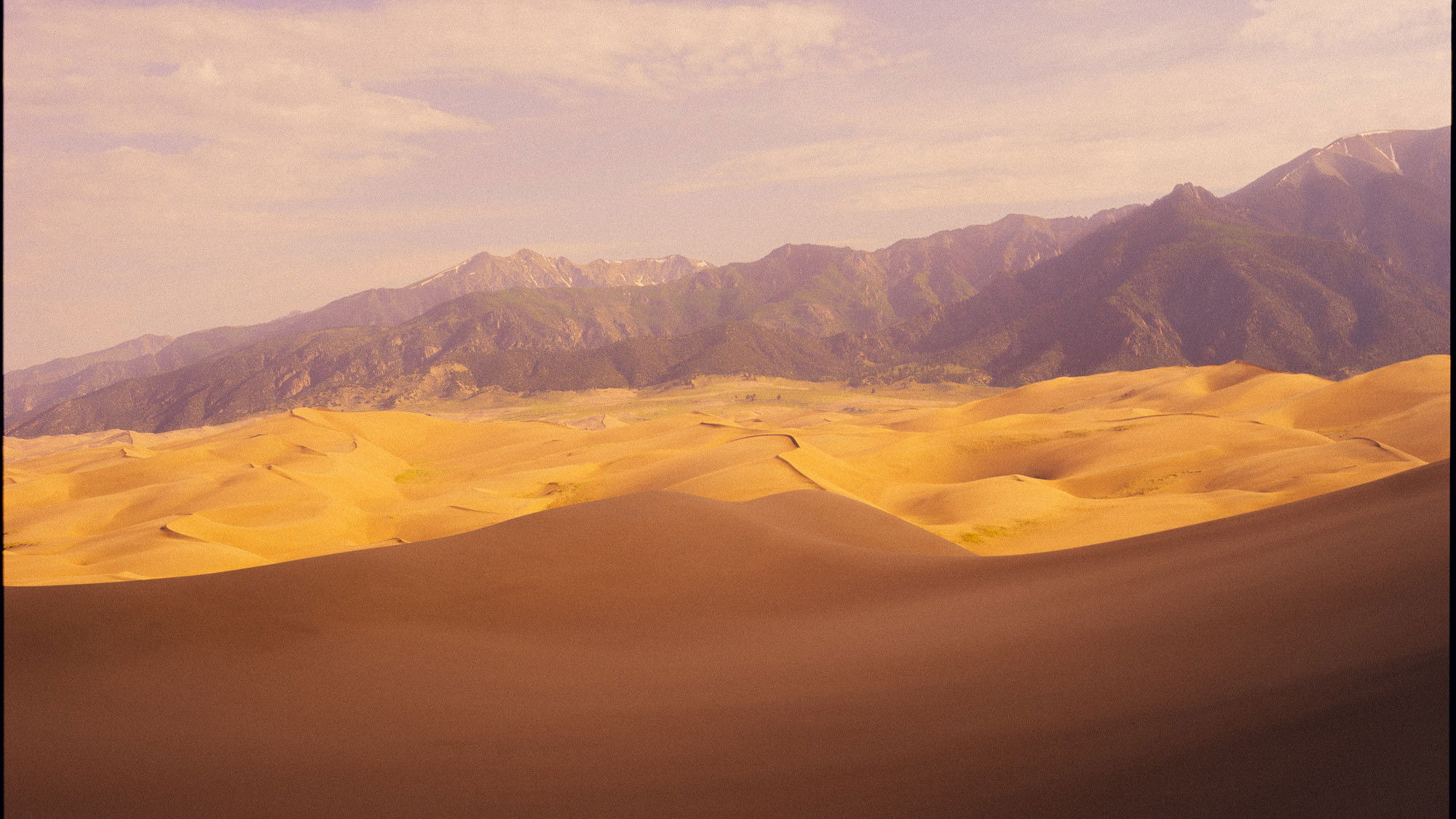 Backdrop for Time Keeps Marching On