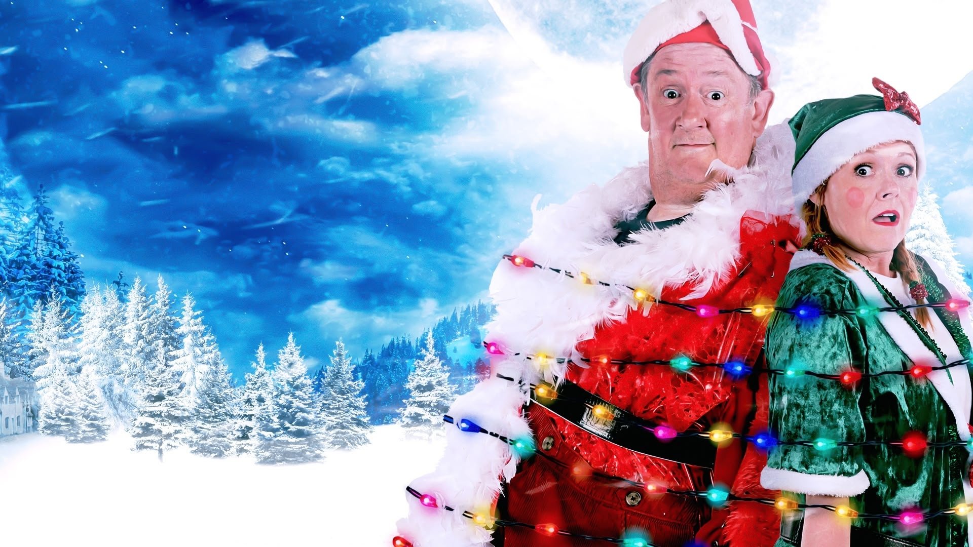 Backdrop for Blood Actually: A Murder, They Hope Mystery