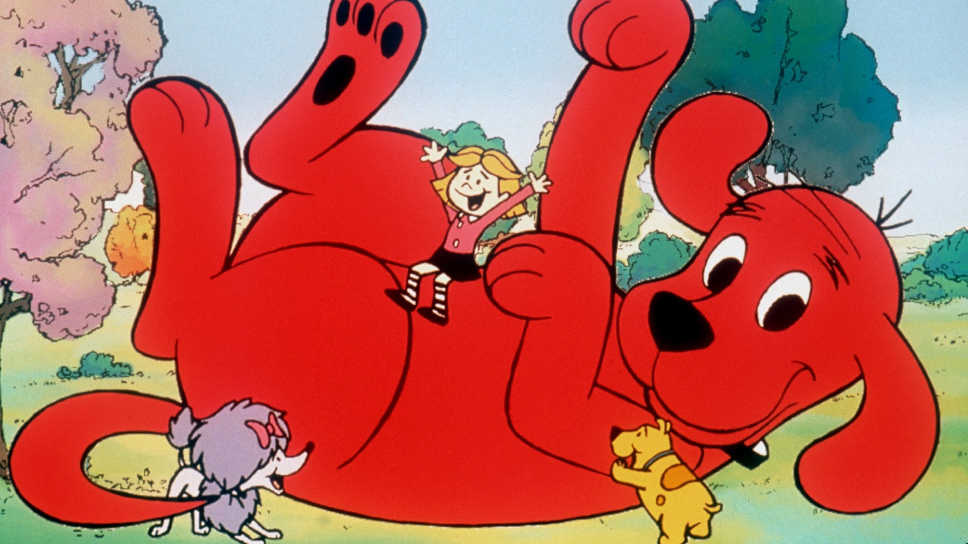Backdrop for Clifford the Big Red Dog
