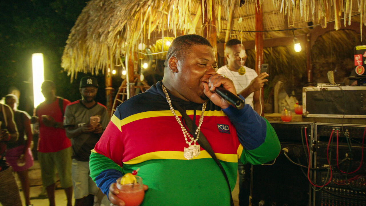 Backdrop for Big Narstie's Big Jamaica