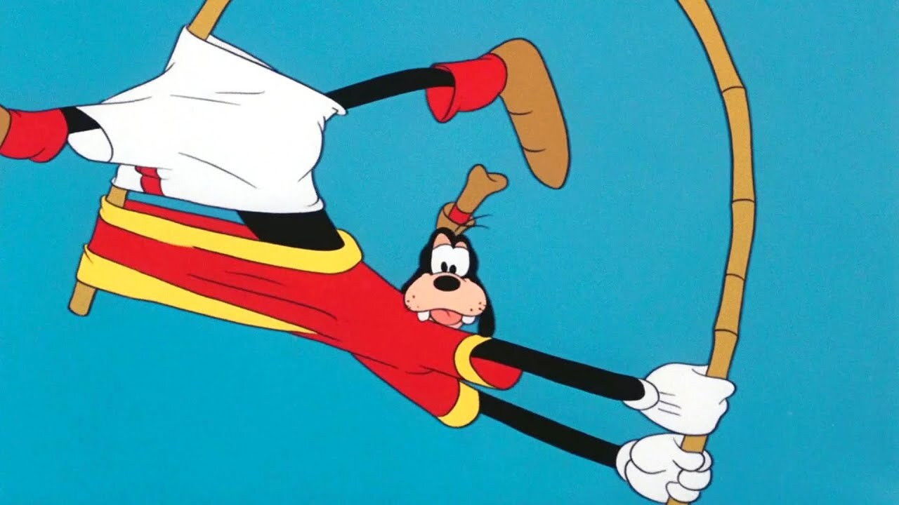 Backdrop for Goofy at the Olympic Games