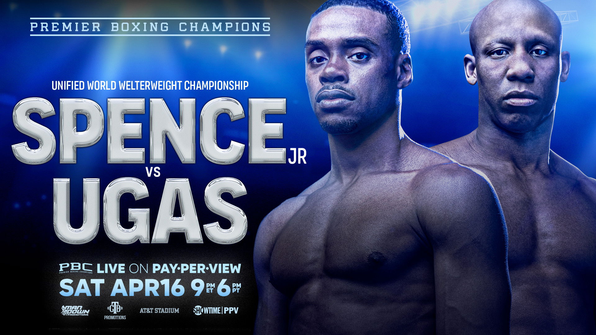 Backdrop for Errol Spence Jr. vs. Yordenis Ugas
