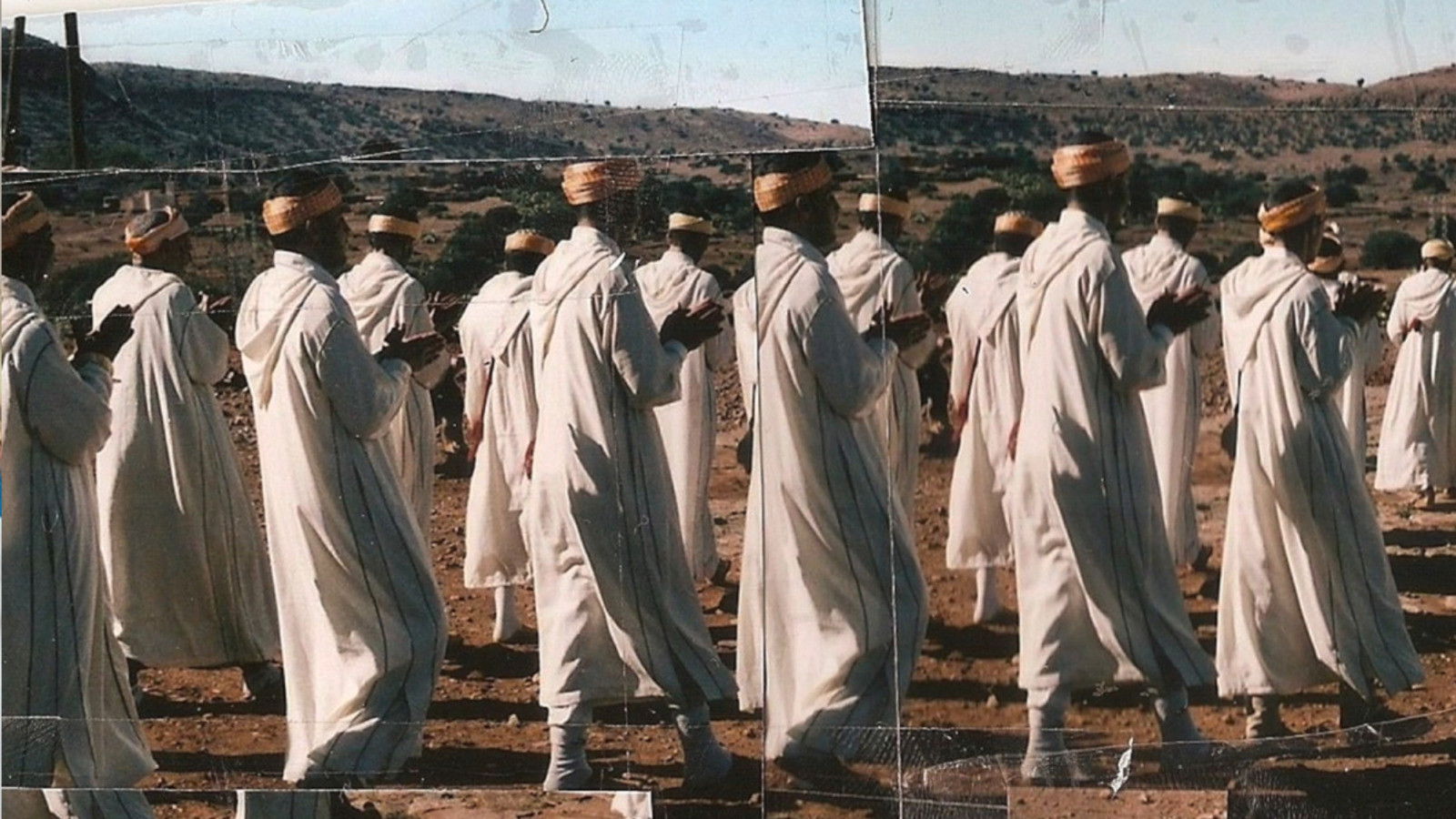 Backdrop for A Hundred Camels in the Courtyard