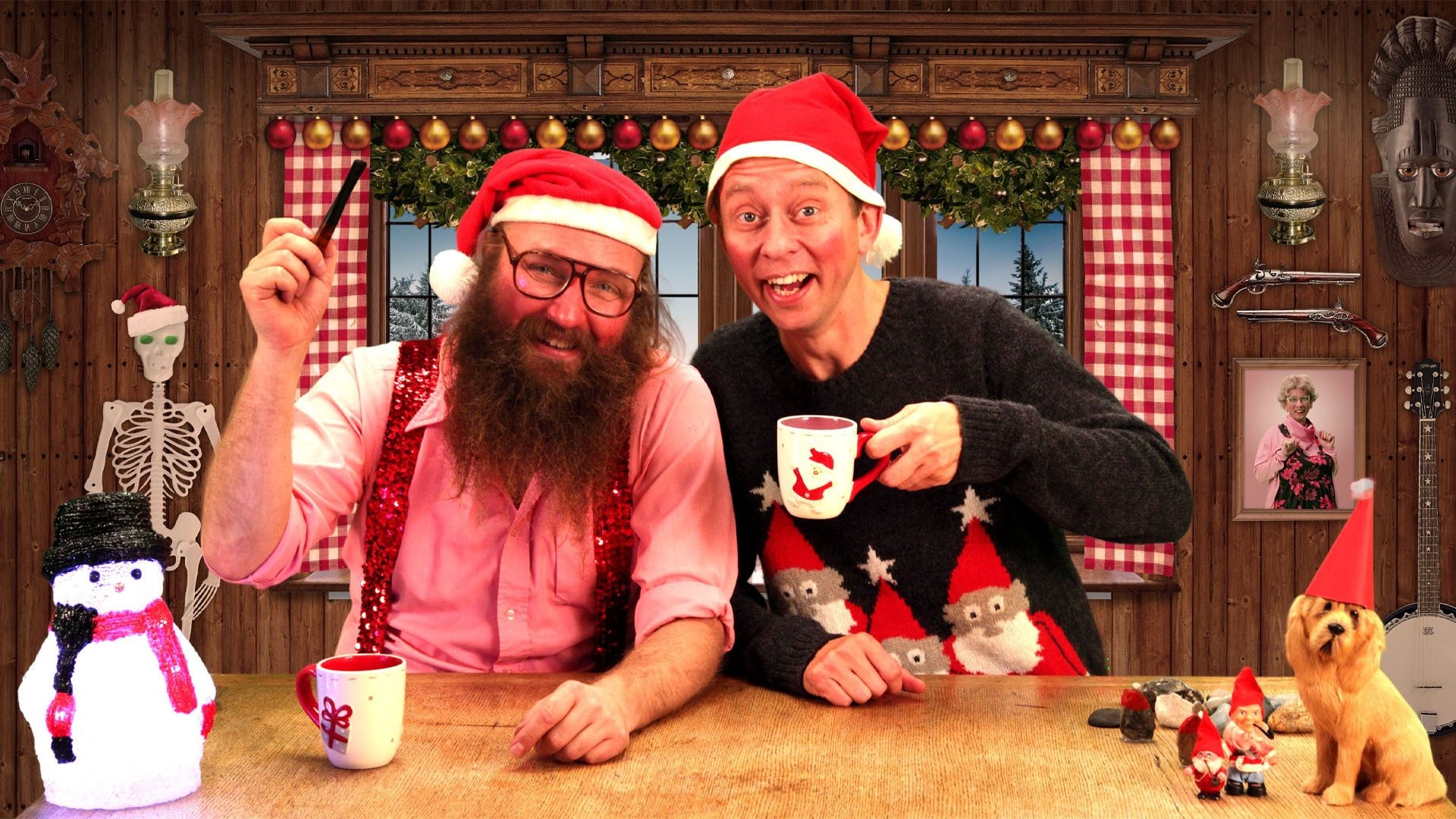 Backdrop for Onkel Rejes julefis