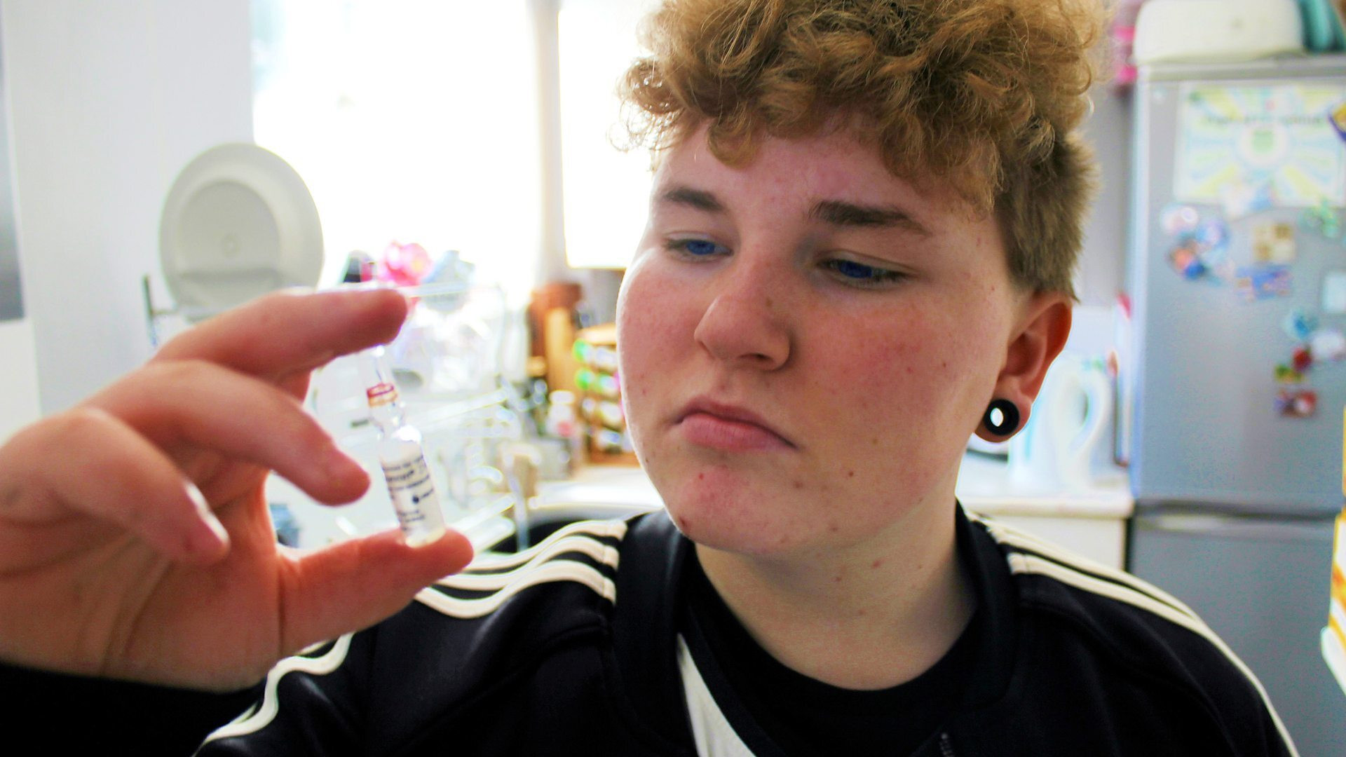 Backdrop for Leo: Becoming a Trans Man