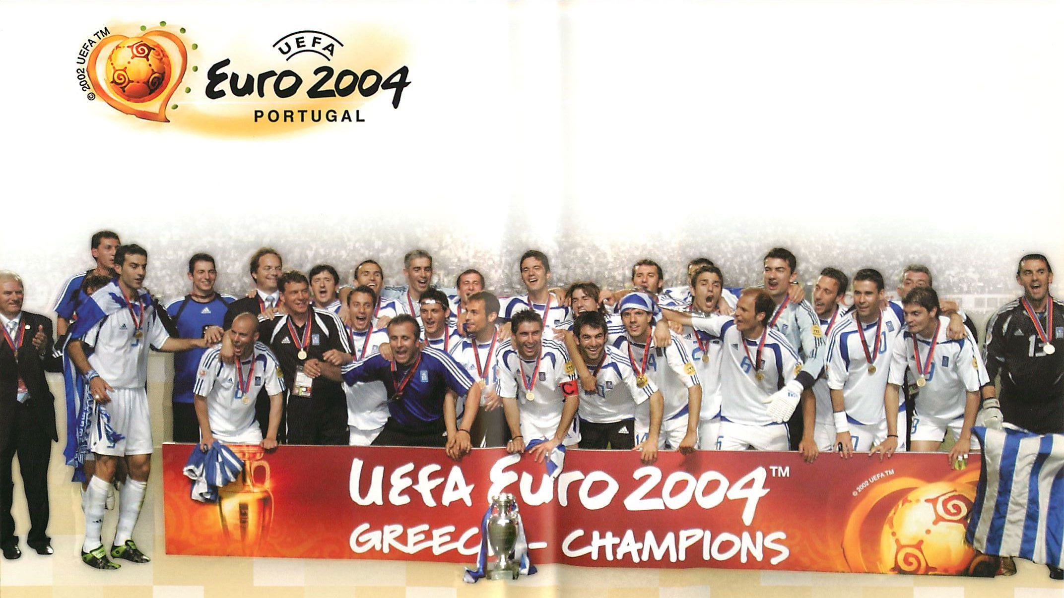 Backdrop for The Official Review of UEFA Euro 2004
