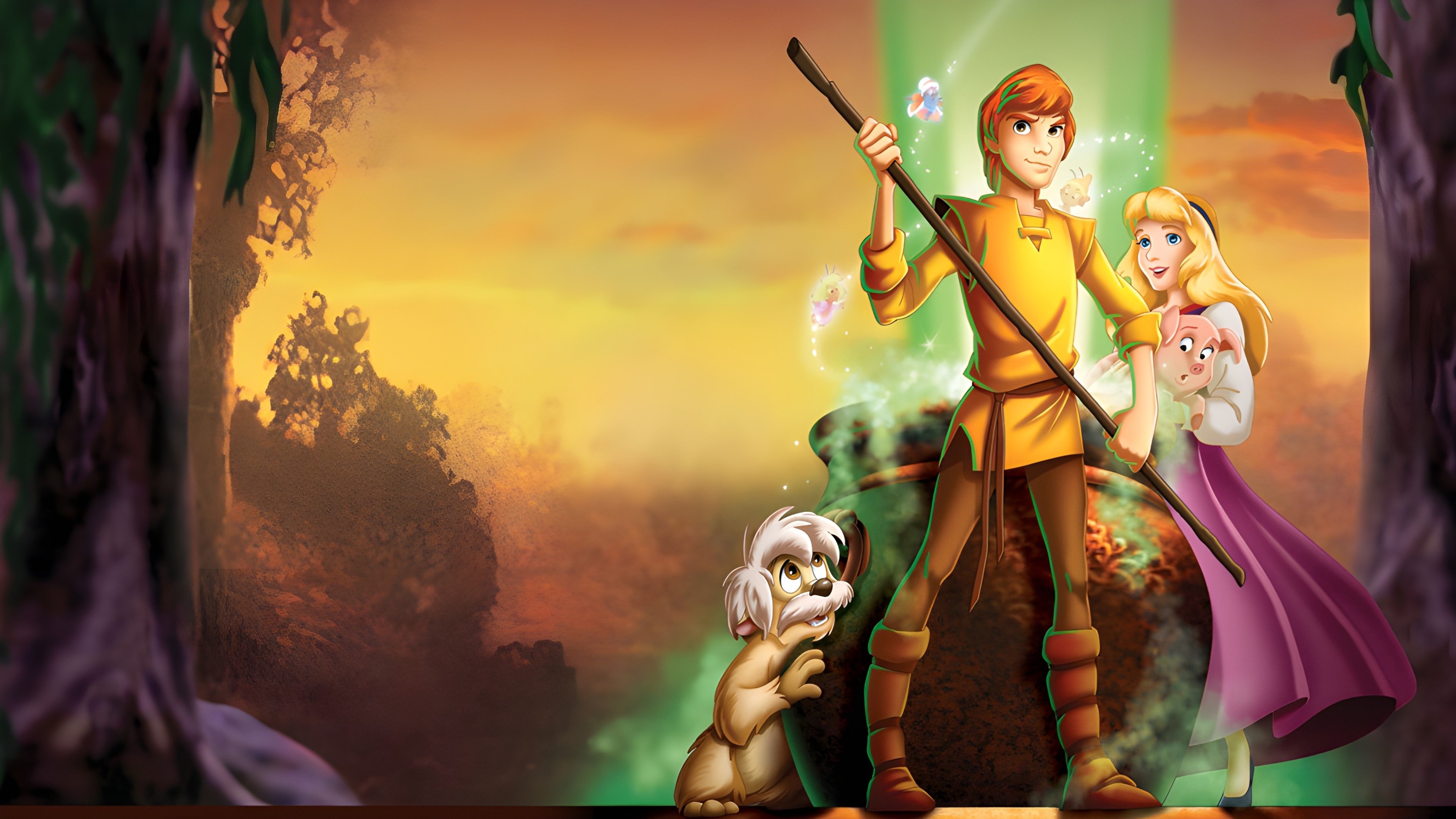 Backdrop for The Black Cauldron