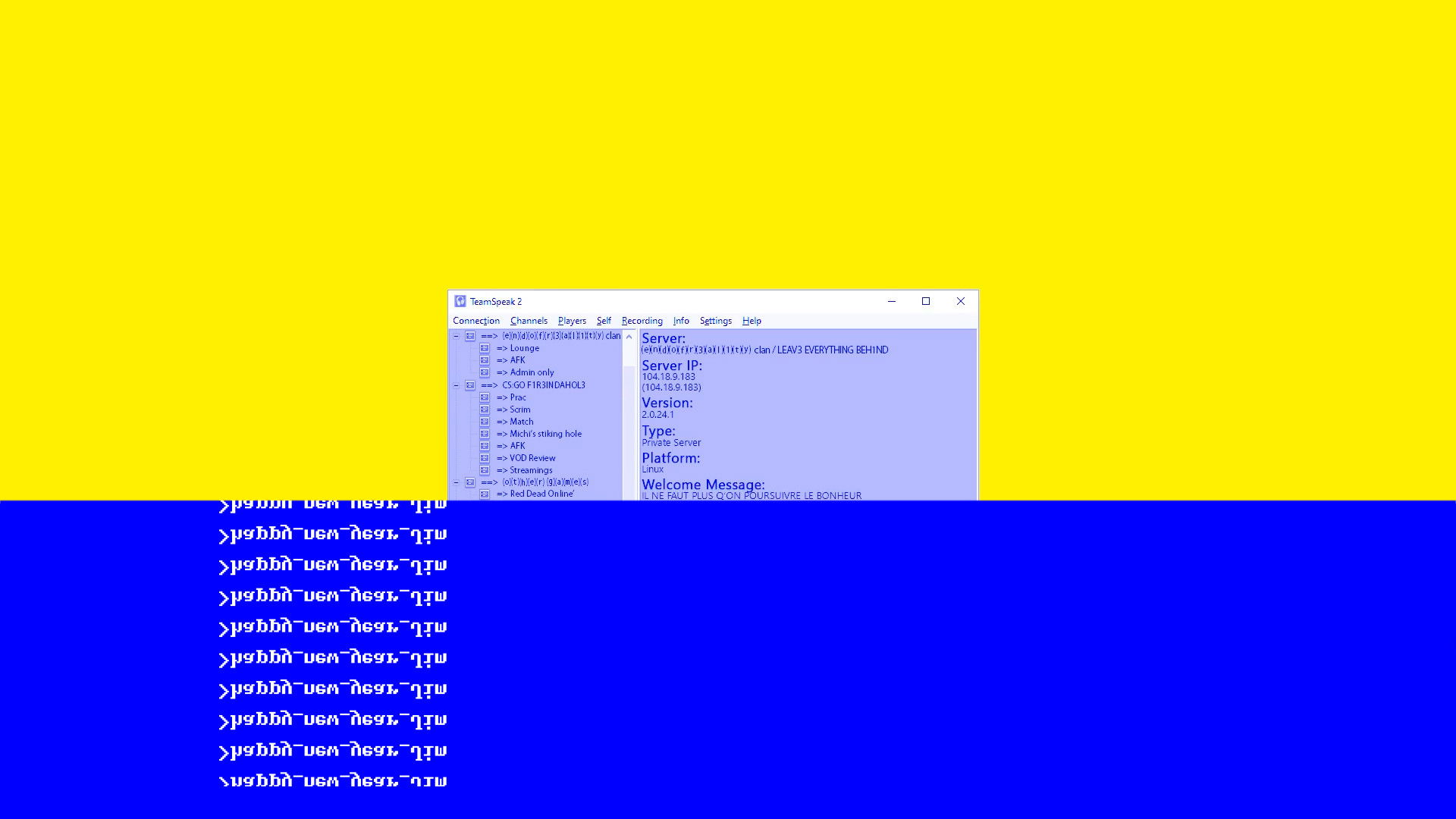 Backdrop for Happy New Year, Jim