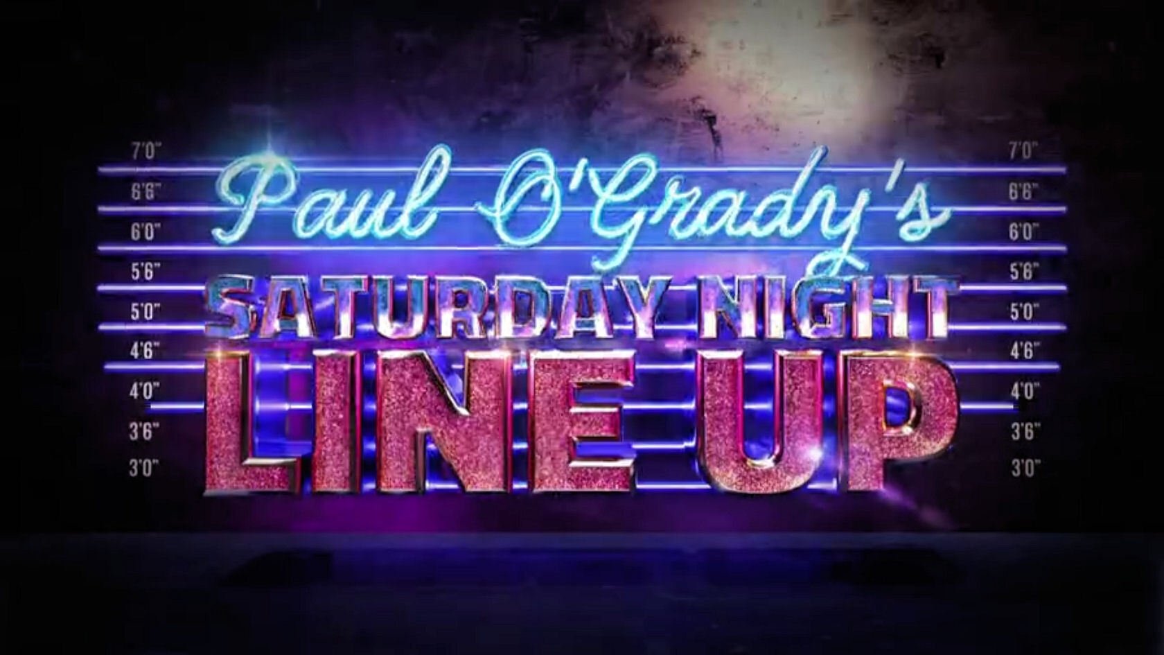 Backdrop for Paul O'Grady's Saturday Night Line Up