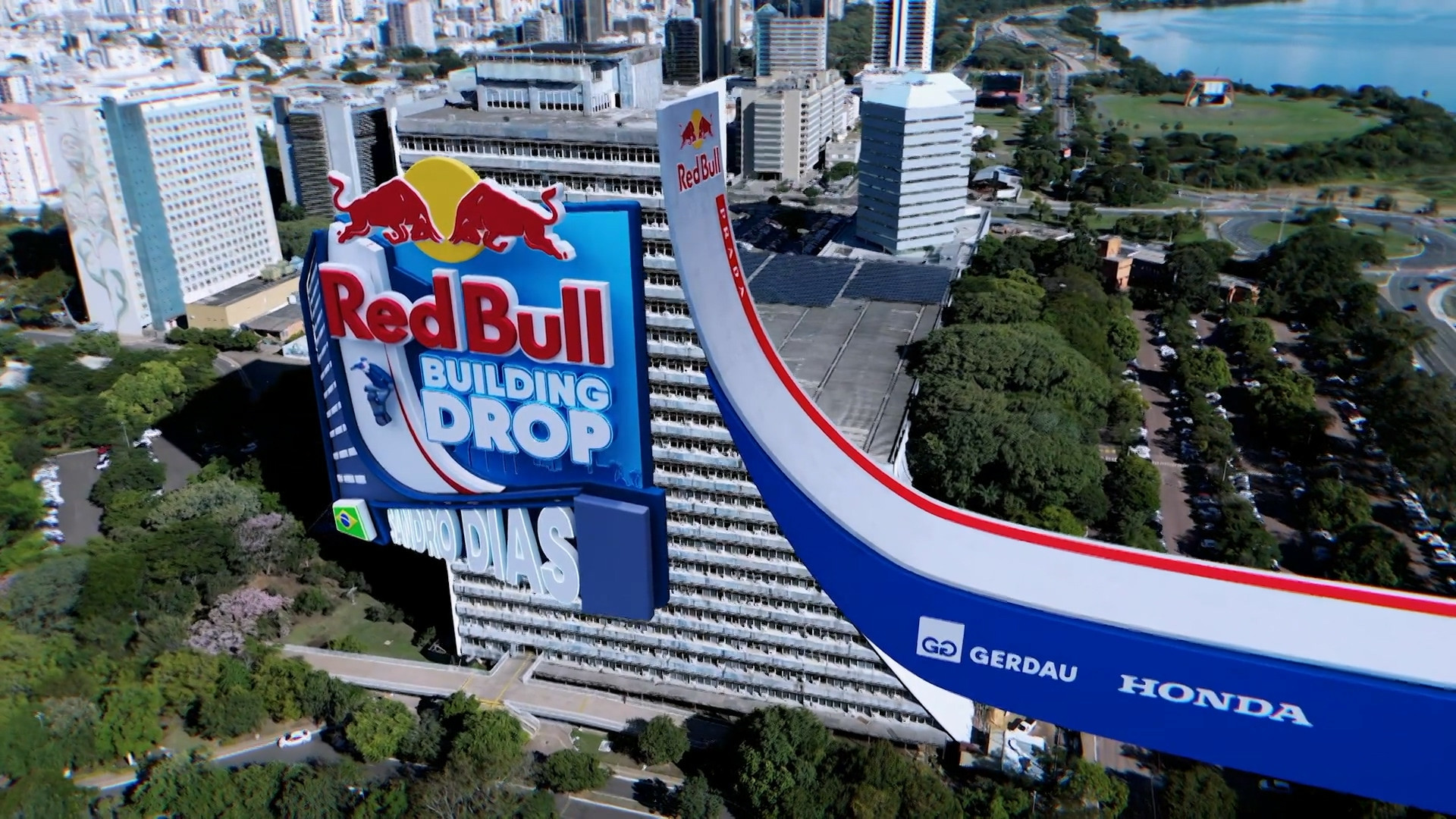 Backdrop for Sandro Dias's Ultimate Skate Ramp