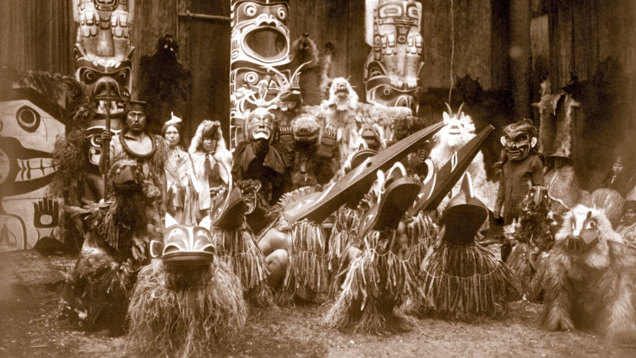 Backdrop for In the Land of the Head Hunters