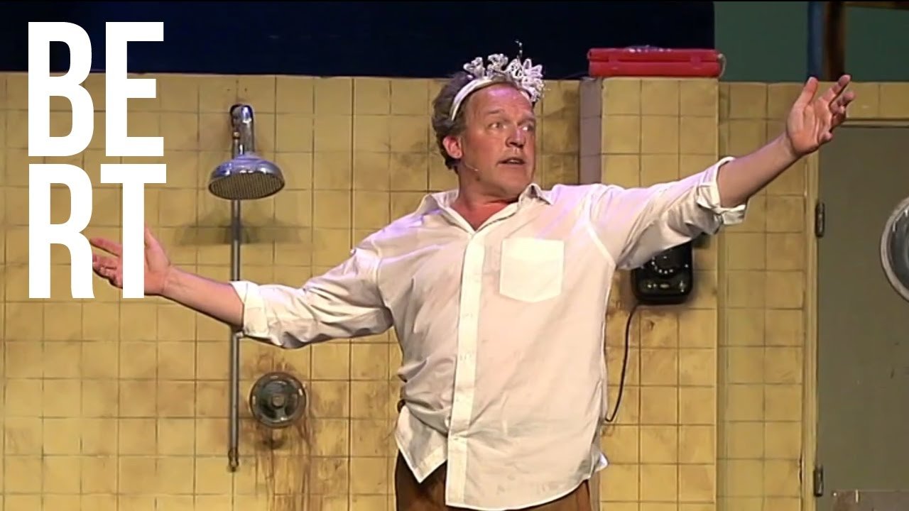 Backdrop for Bert Visscher: Stoffe Jongens