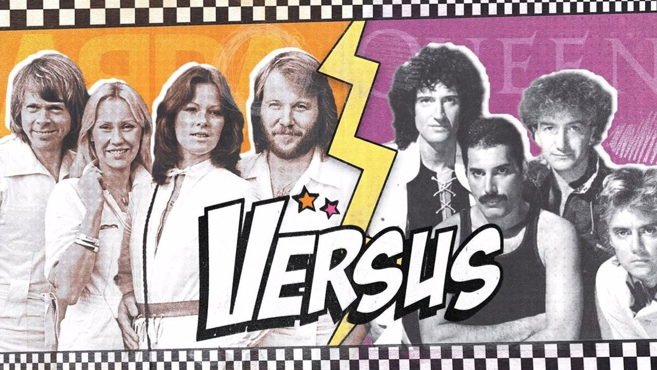 Backdrop for ABBA V Queen