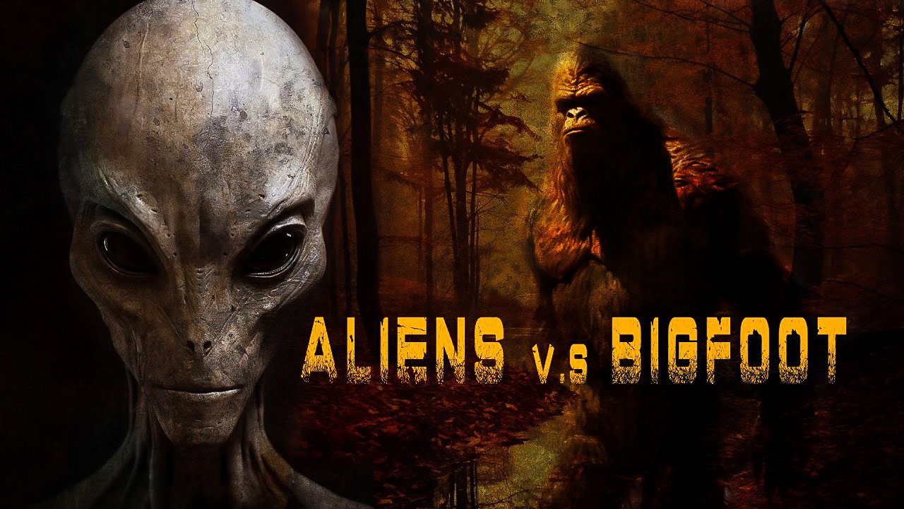 Backdrop for Aliens vs. Bigfoot