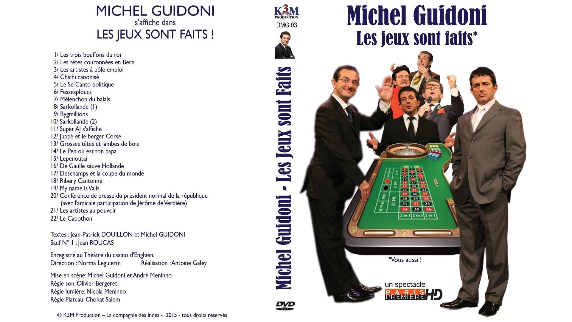 Backdrop for Michel Guidoni - Les jeux sont faits
