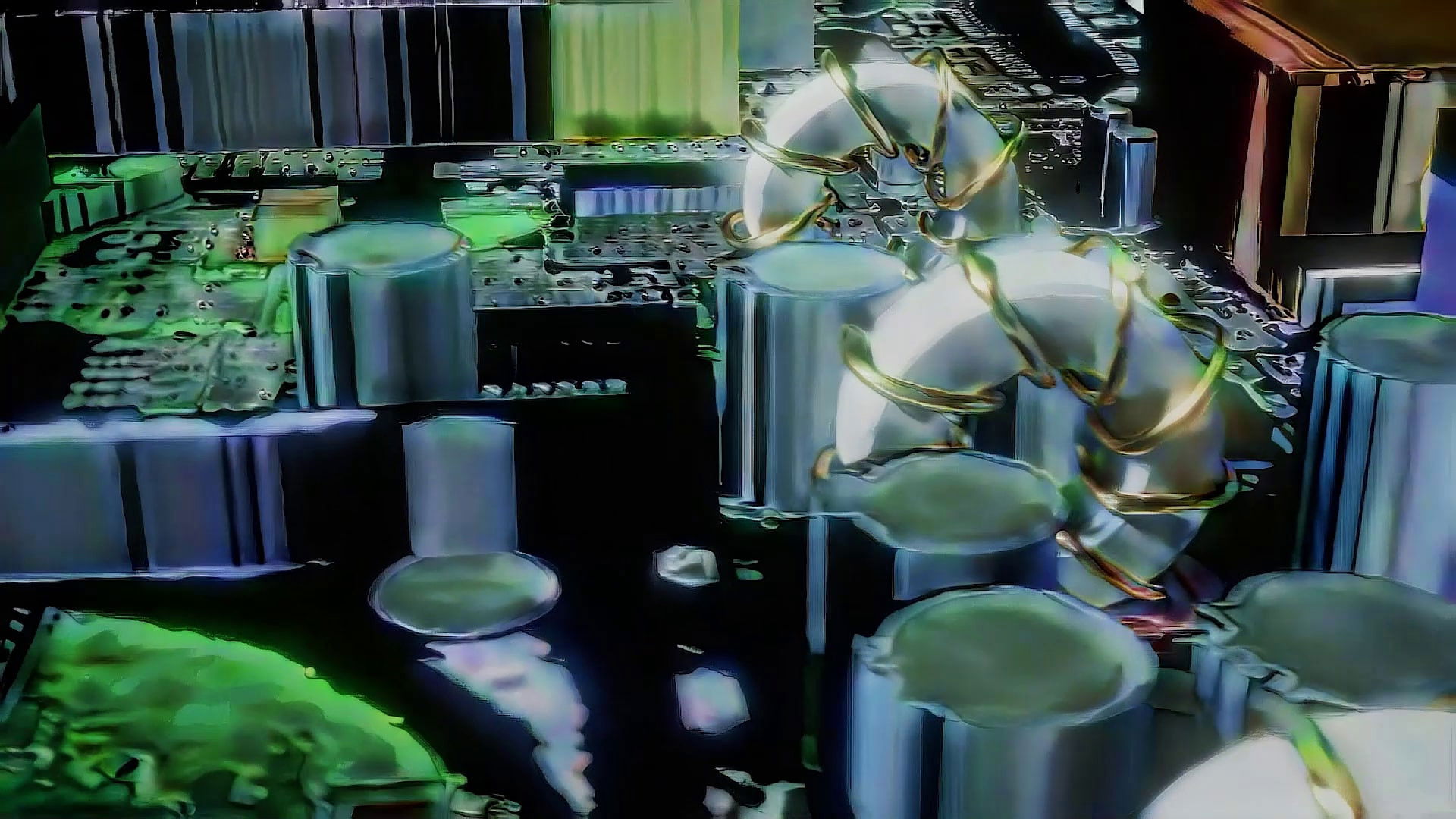 Backdrop for Motherboard