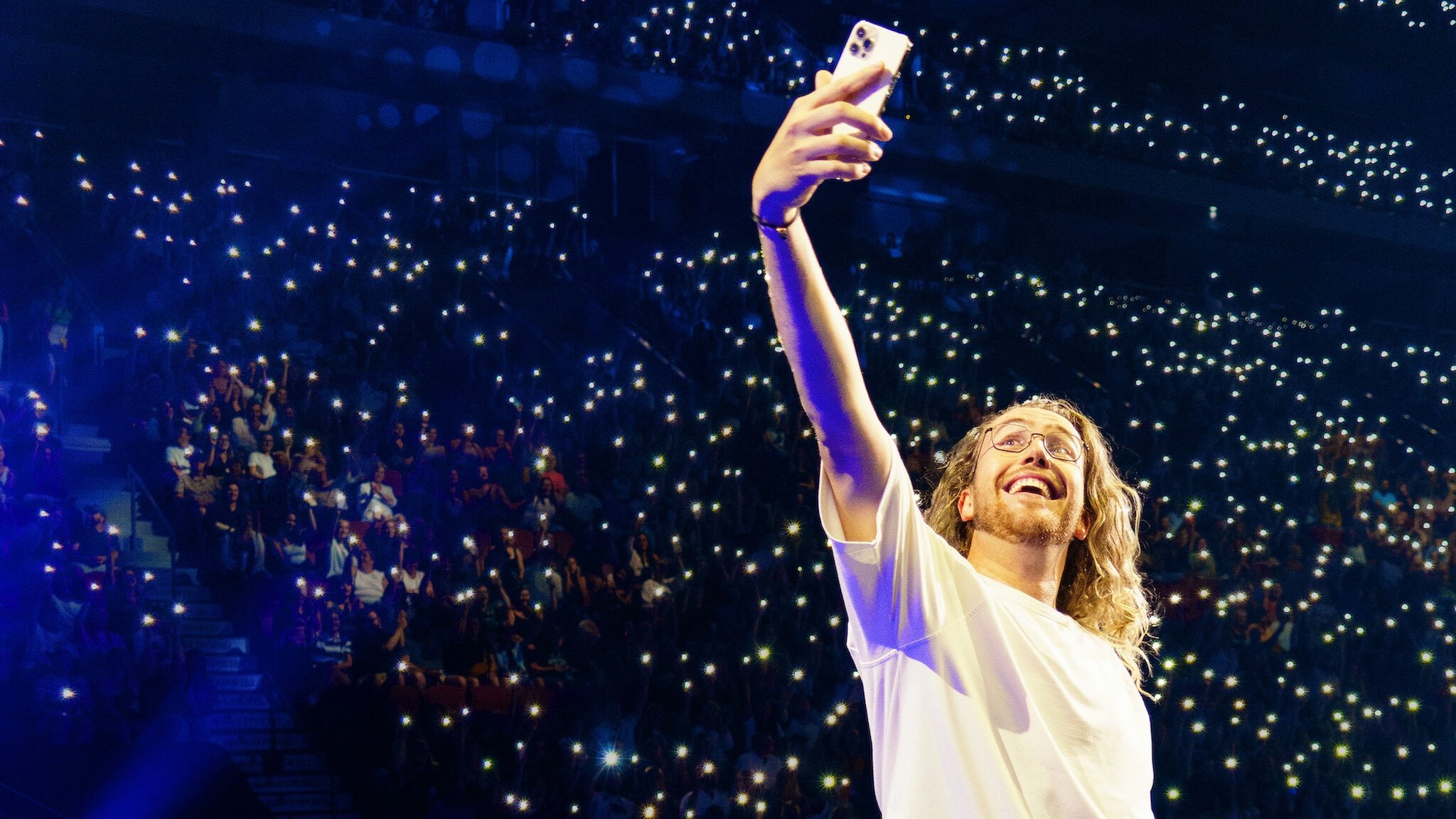 Backdrop for Mathieu Dufour at Bell Centre