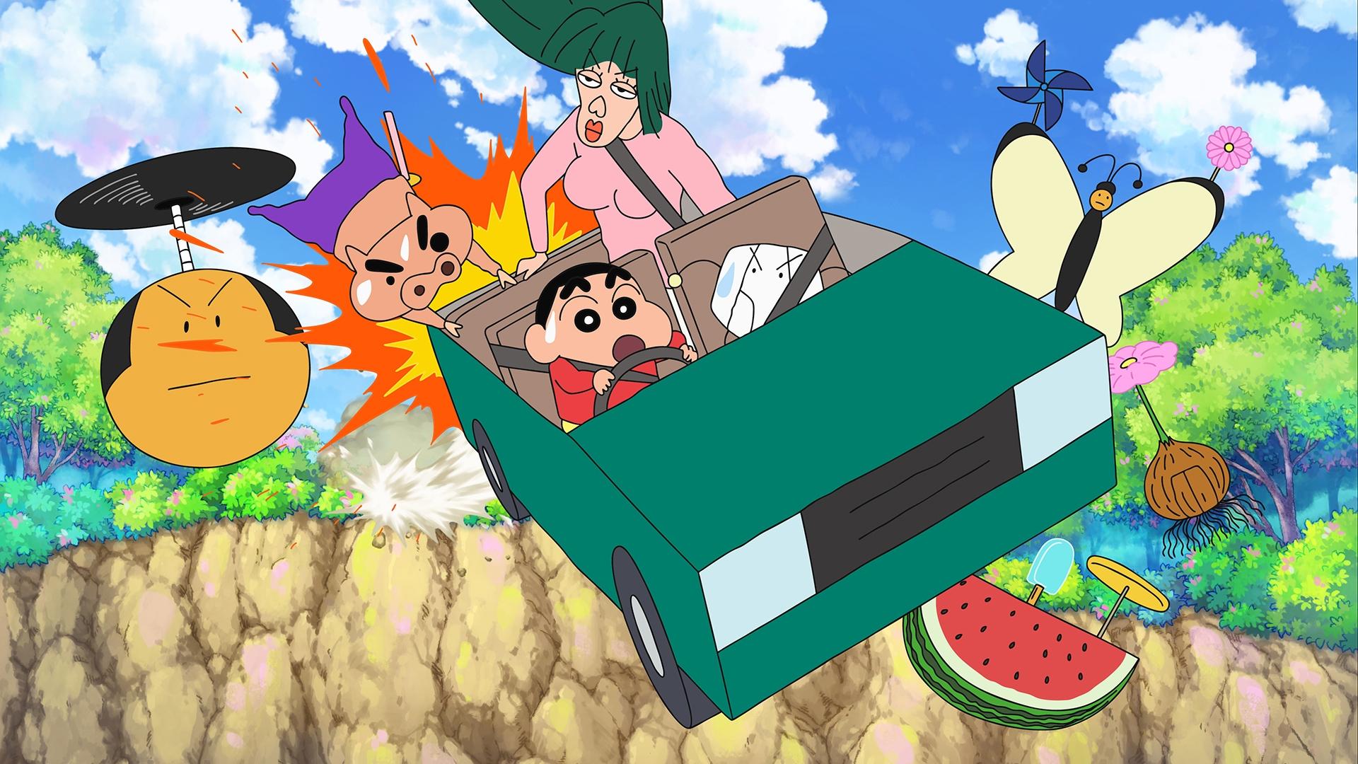 Backdrop for Crayon Shin-chan: Crash! Scribble Kingdom and Almost Four Heroes