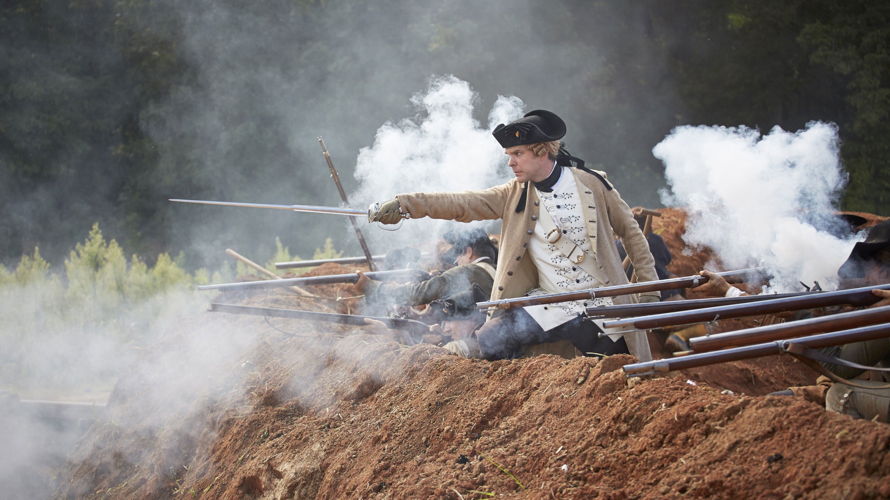 Backdrop for The American Revolution