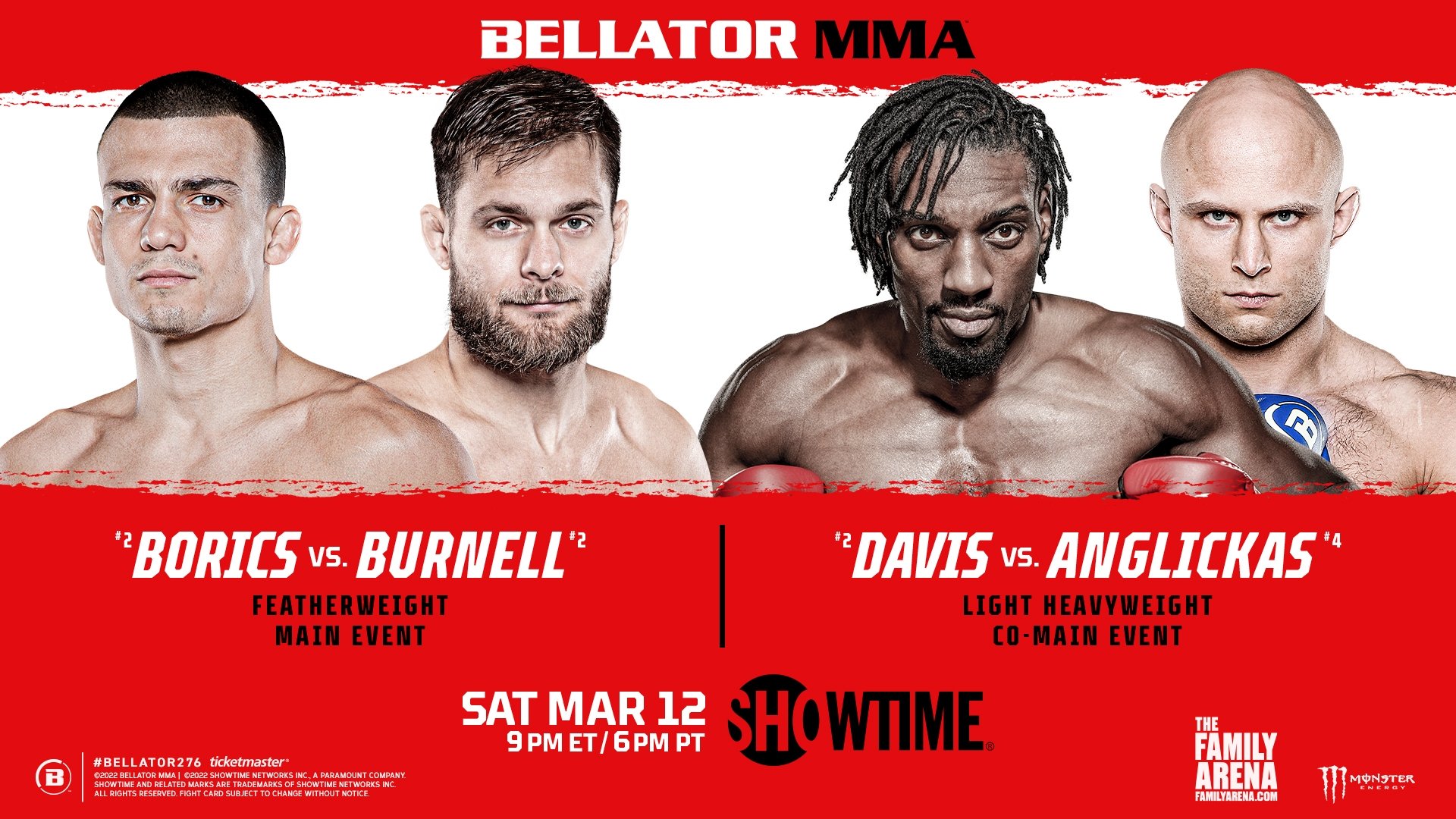 Backdrop for Bellator 276: Borics vs. Burnell