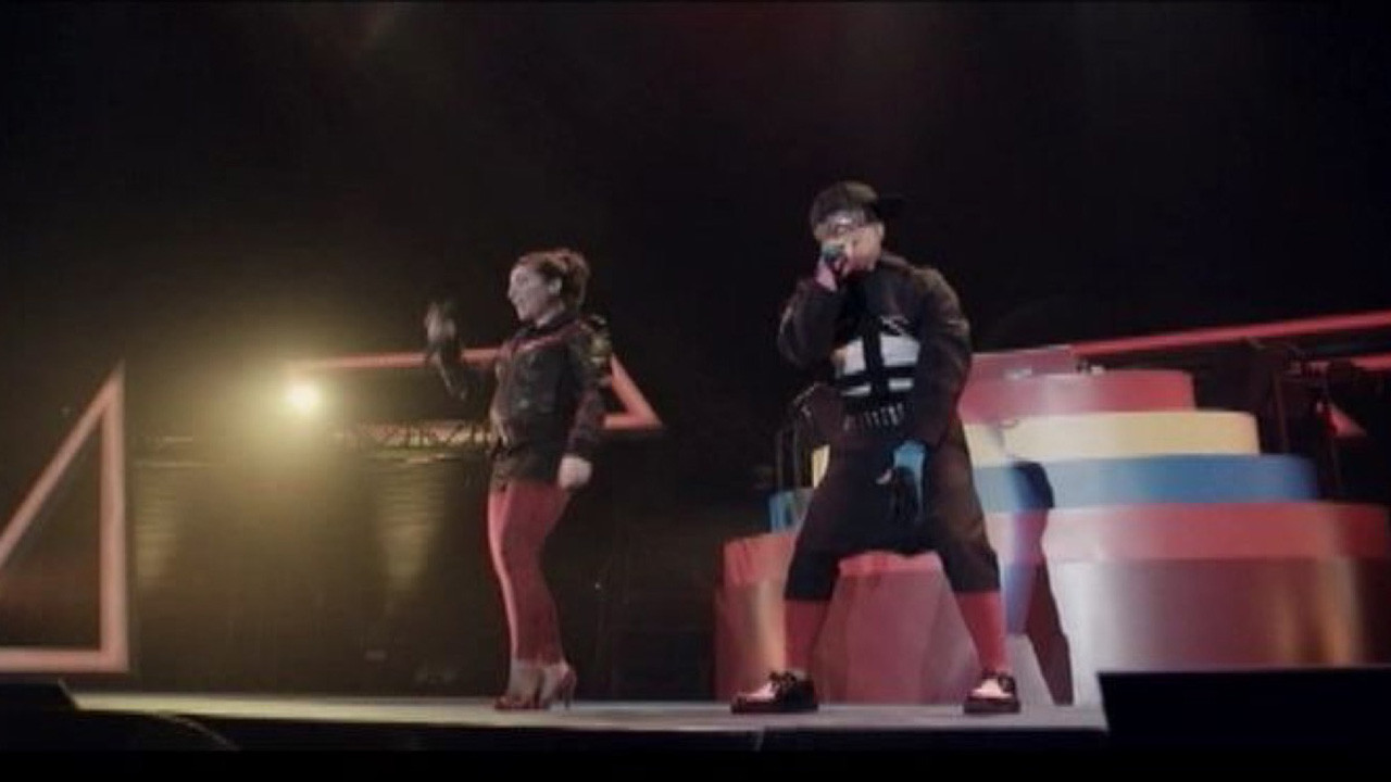 Backdrop for m-flo 10 Years Special Live "we are one"