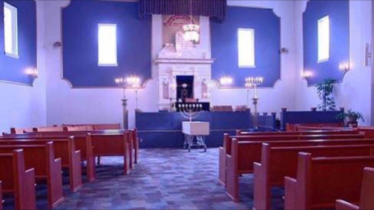 Backdrop for My Jewish Death