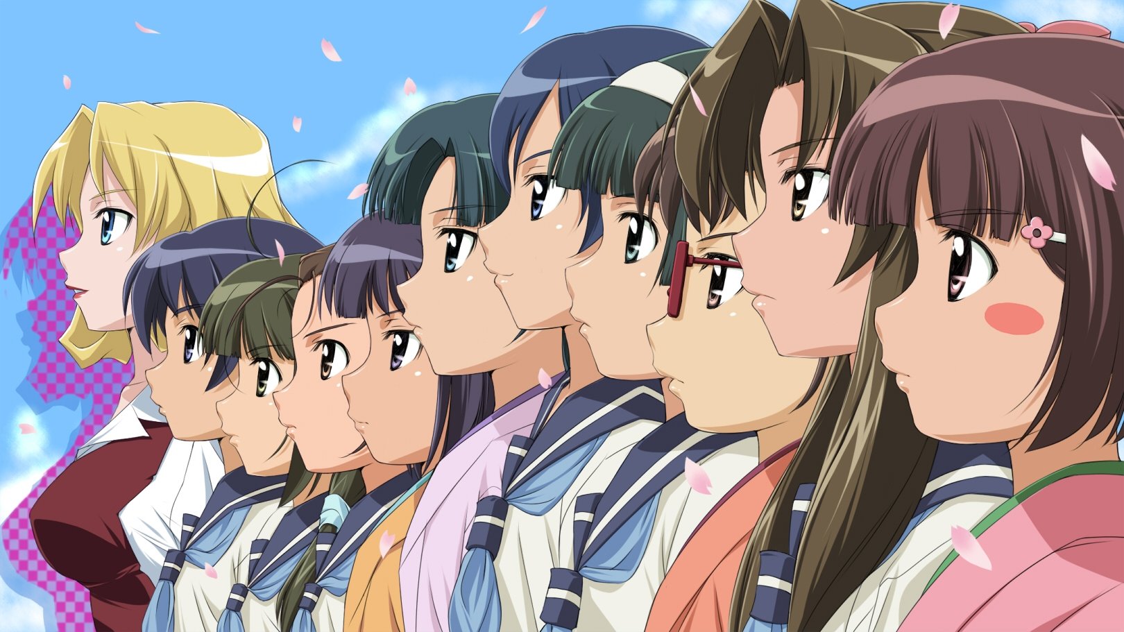 Backdrop for Taisho Baseball Girls