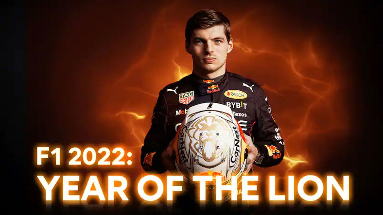 Backdrop for F1 2022: Year of the Lion
