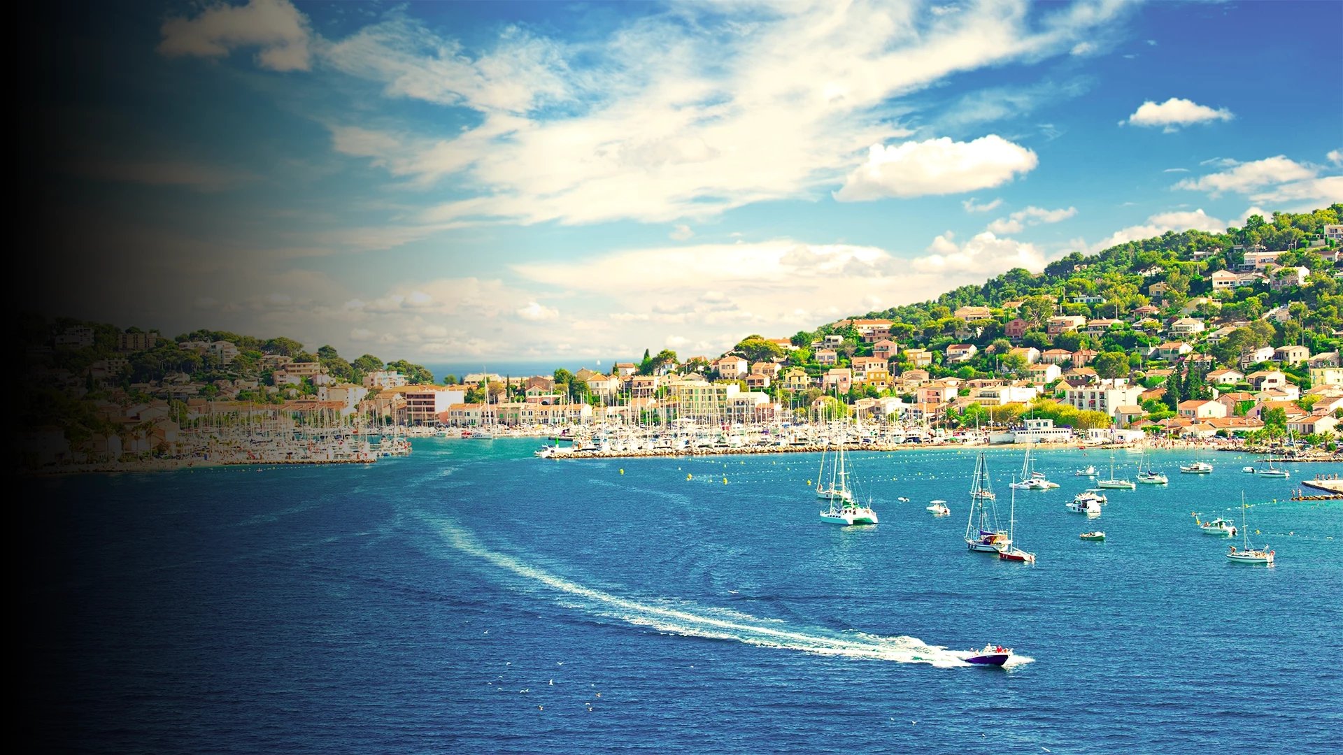 Backdrop for Sous le soleil