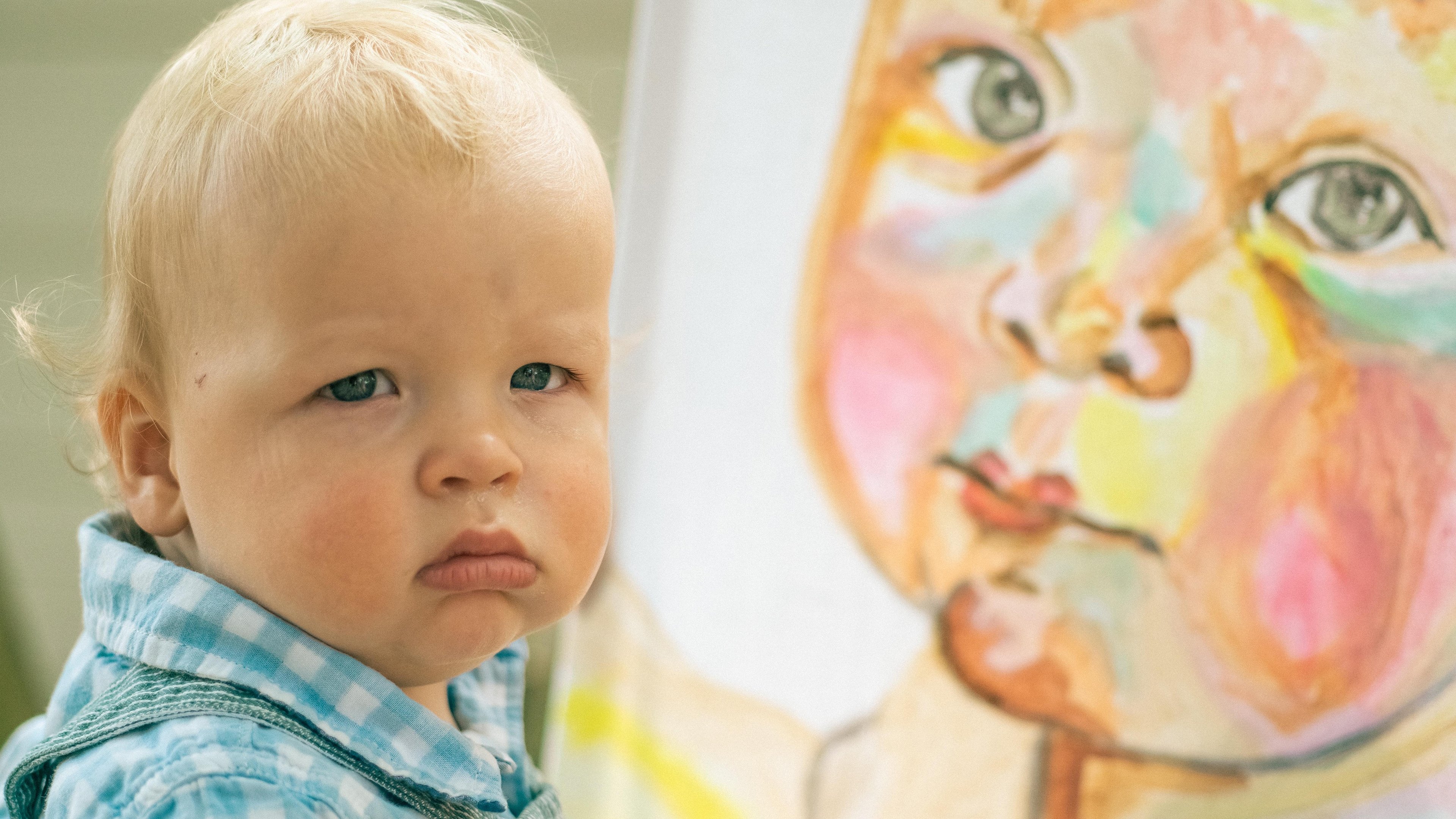 Backdrop for Art Baby