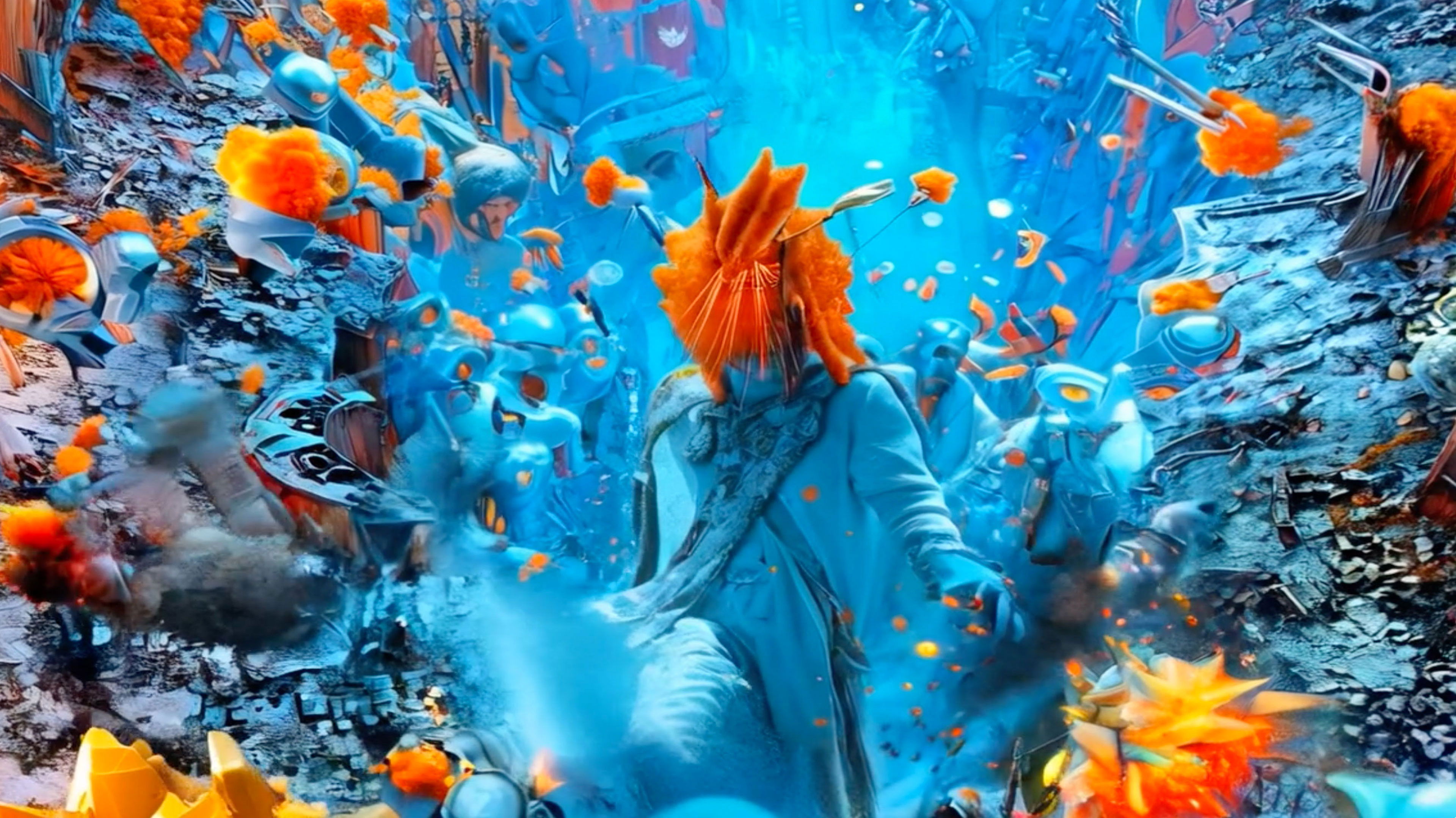 Backdrop for The Hypergaussian War