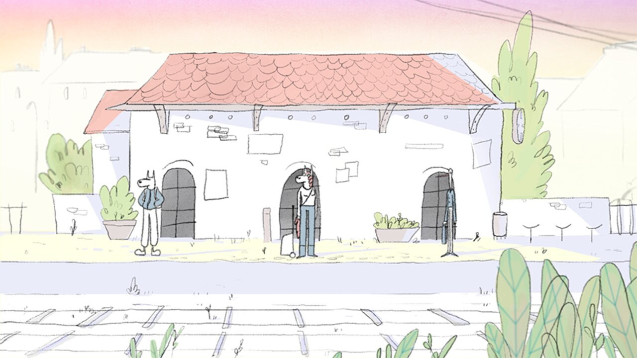 Backdrop for Train de vie