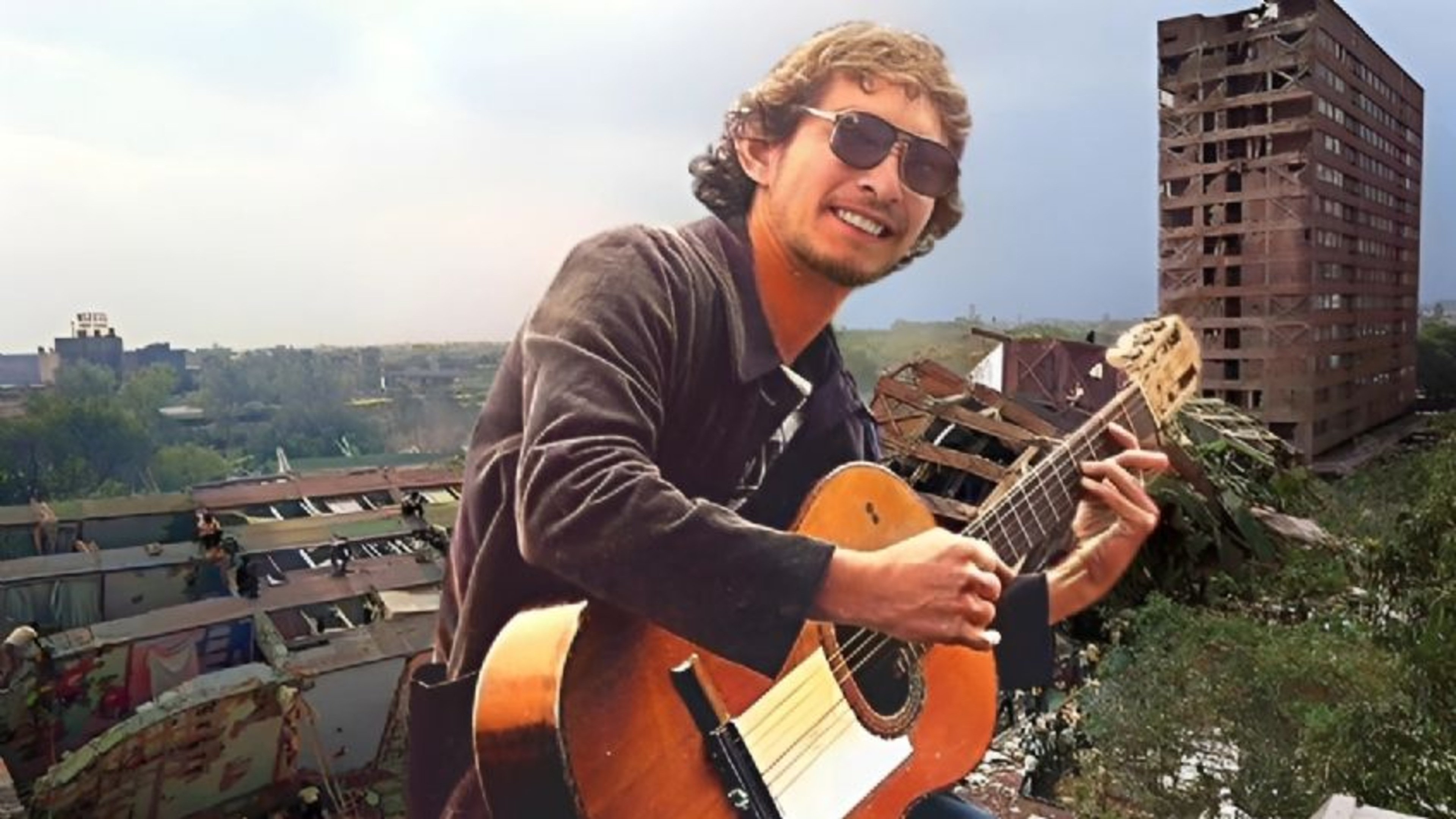 Backdrop for He Didn’t Have Any Time: Rockdrigo’s Hurbanstory