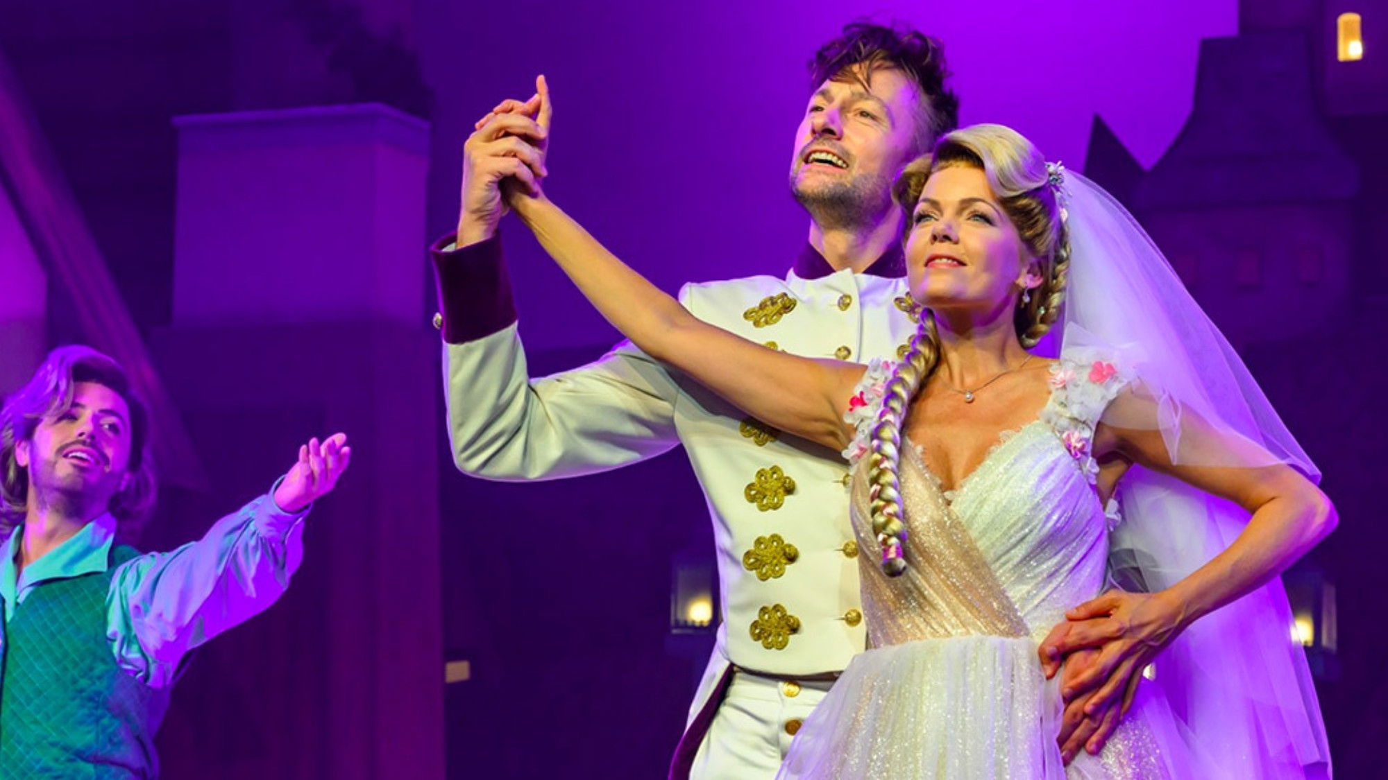 Backdrop for Rapunzel The Musical