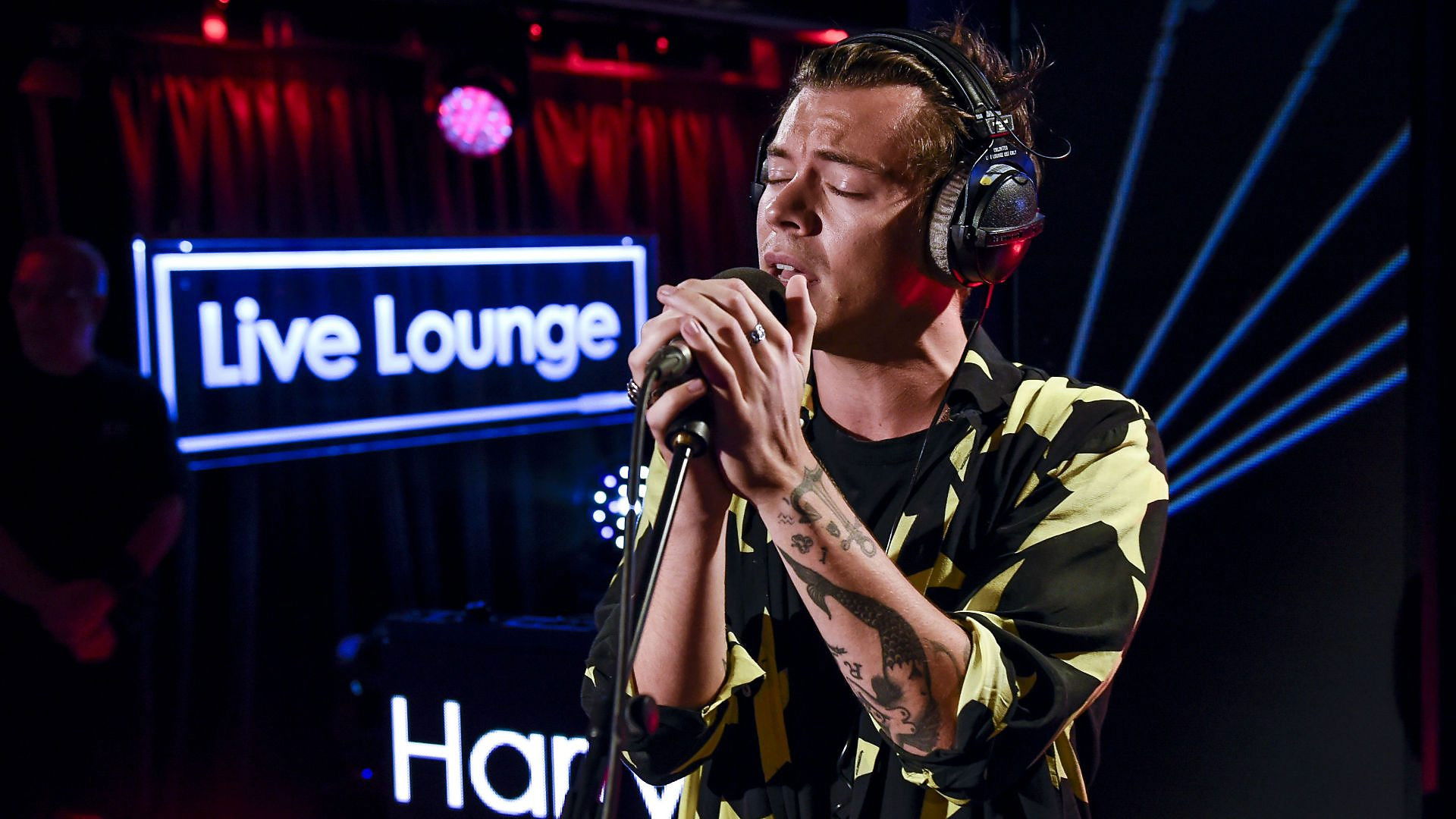 Backdrop for BBC Radio 1's Live Lounge: Harry Styles