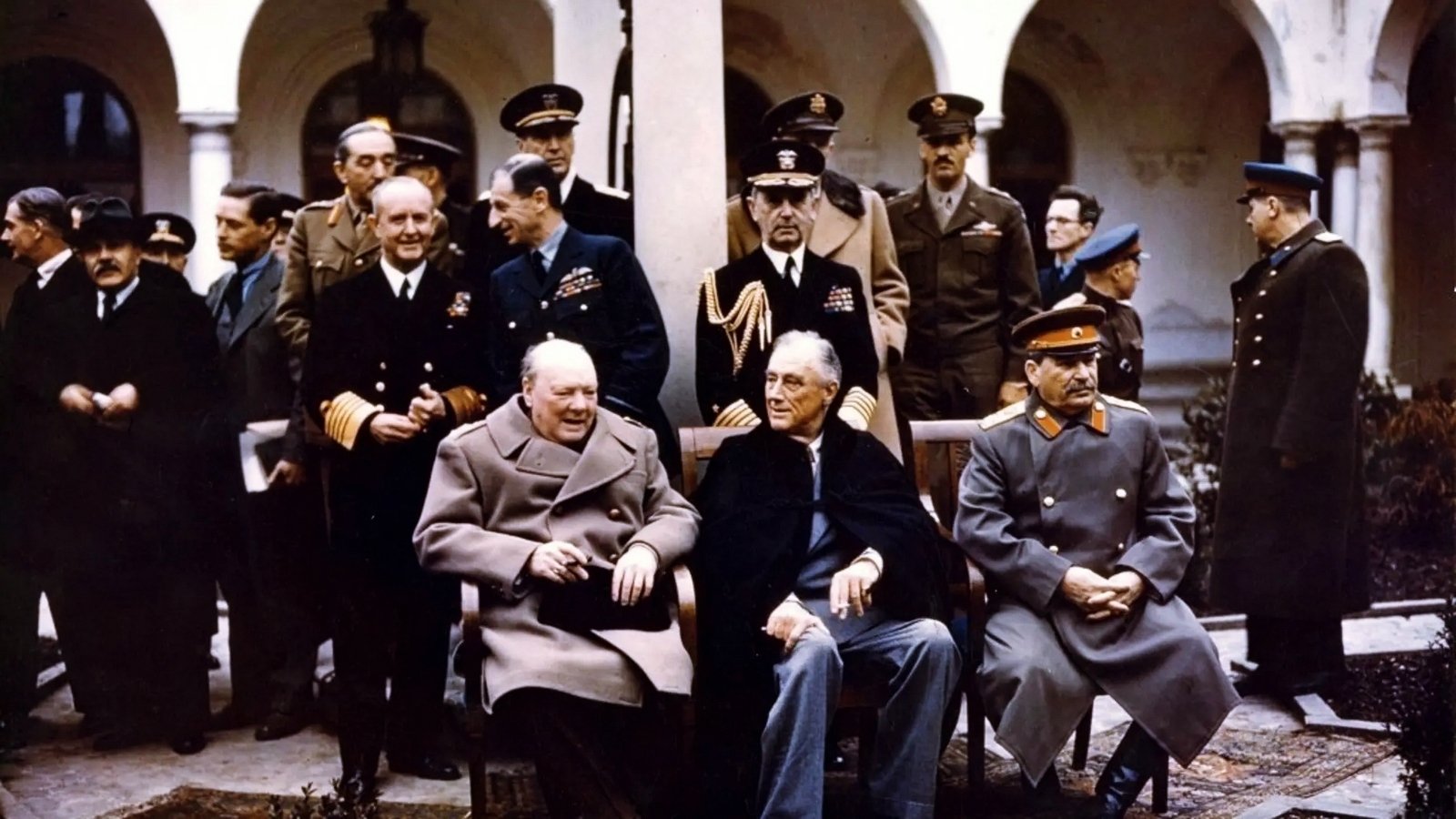 Backdrop for Churchill, Roosevelt & Stalin: The Road to Yalta