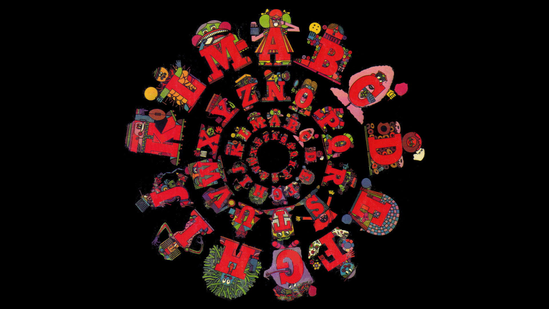 Backdrop for The Letter People