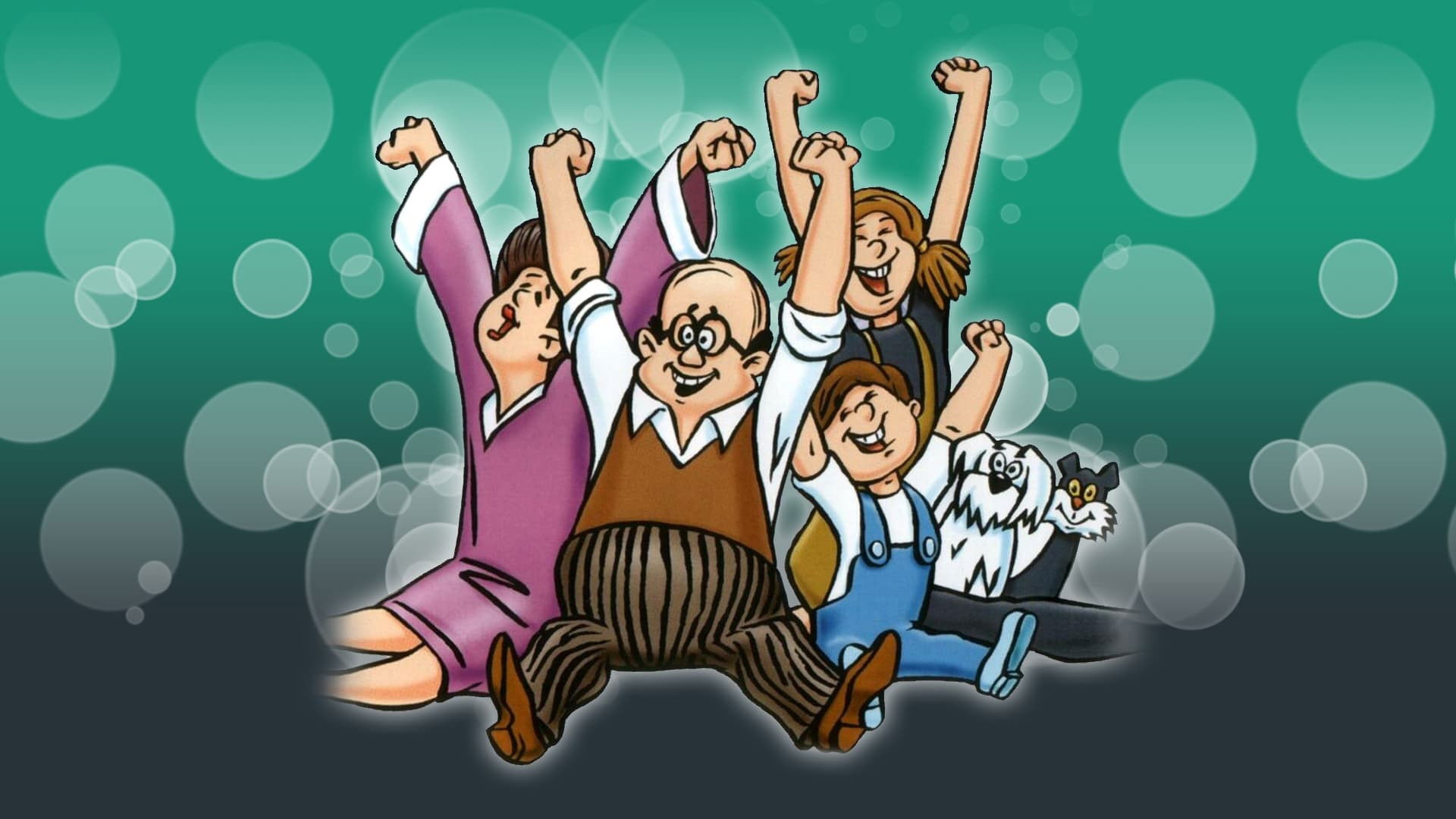 Backdrop for Mézga család