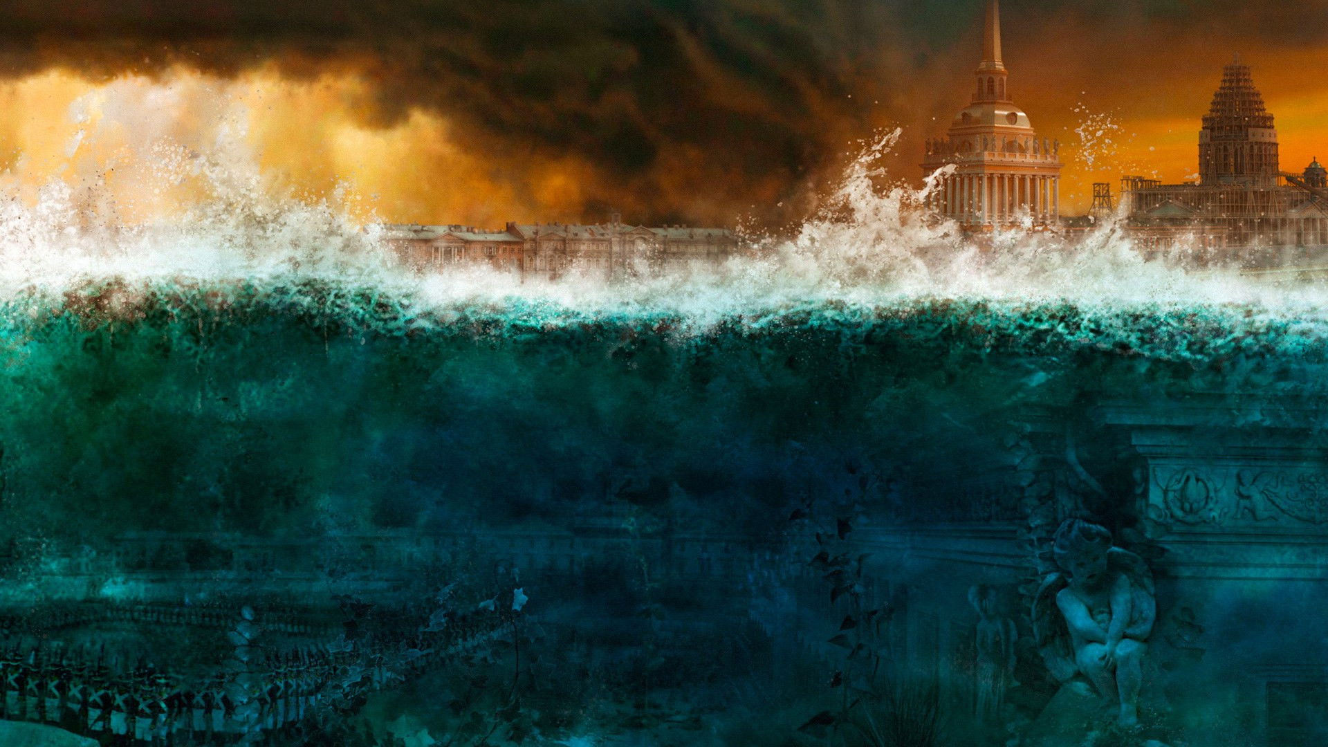 Backdrop for Union of Salvation. Time of Anger