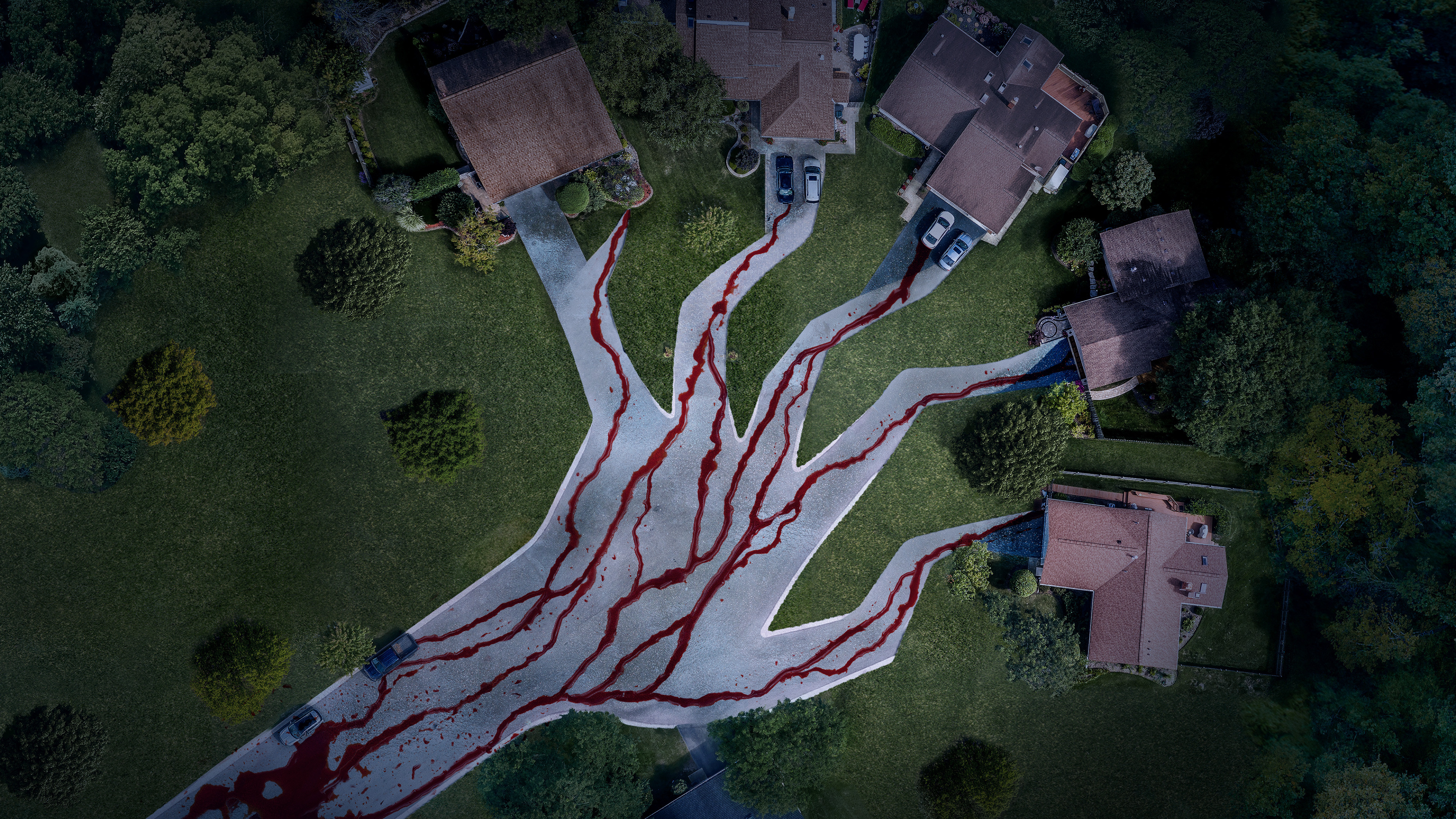 Backdrop for John Carpenter's Suburban Screams