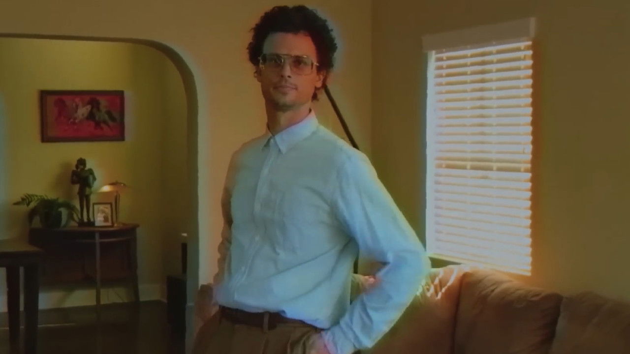 Backdrop for Carl's Lactation Station with Matthew Gray Gubler