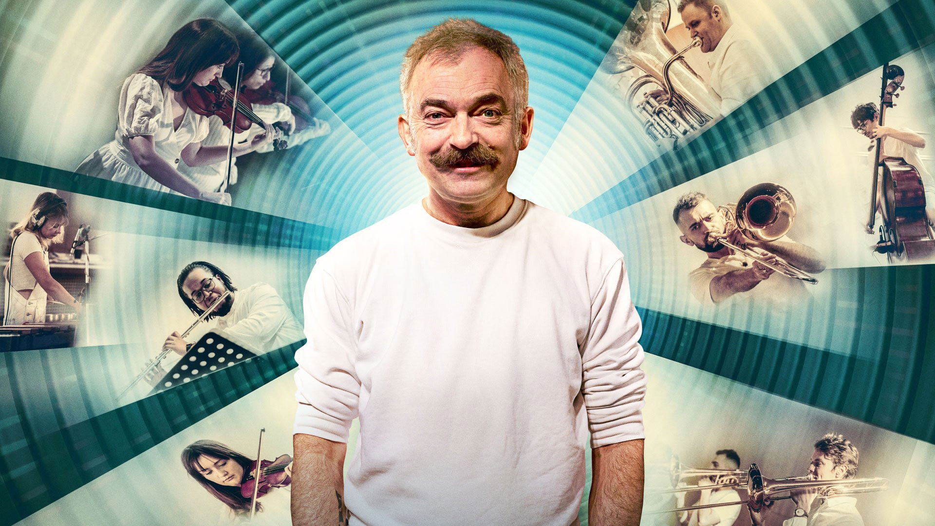 Backdrop for Reinventing the Orchestra with Charles Hazlewood