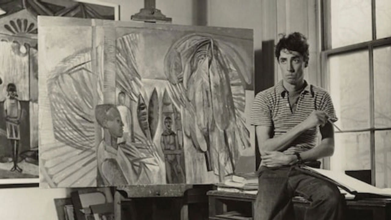 Backdrop for Mark Gatiss on John Minton: The Lost Man of British Art