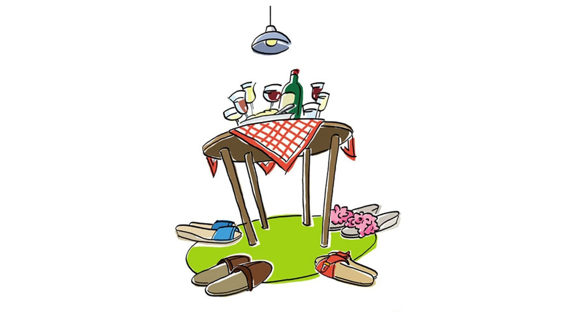 Backdrop for Mid-August Lunch