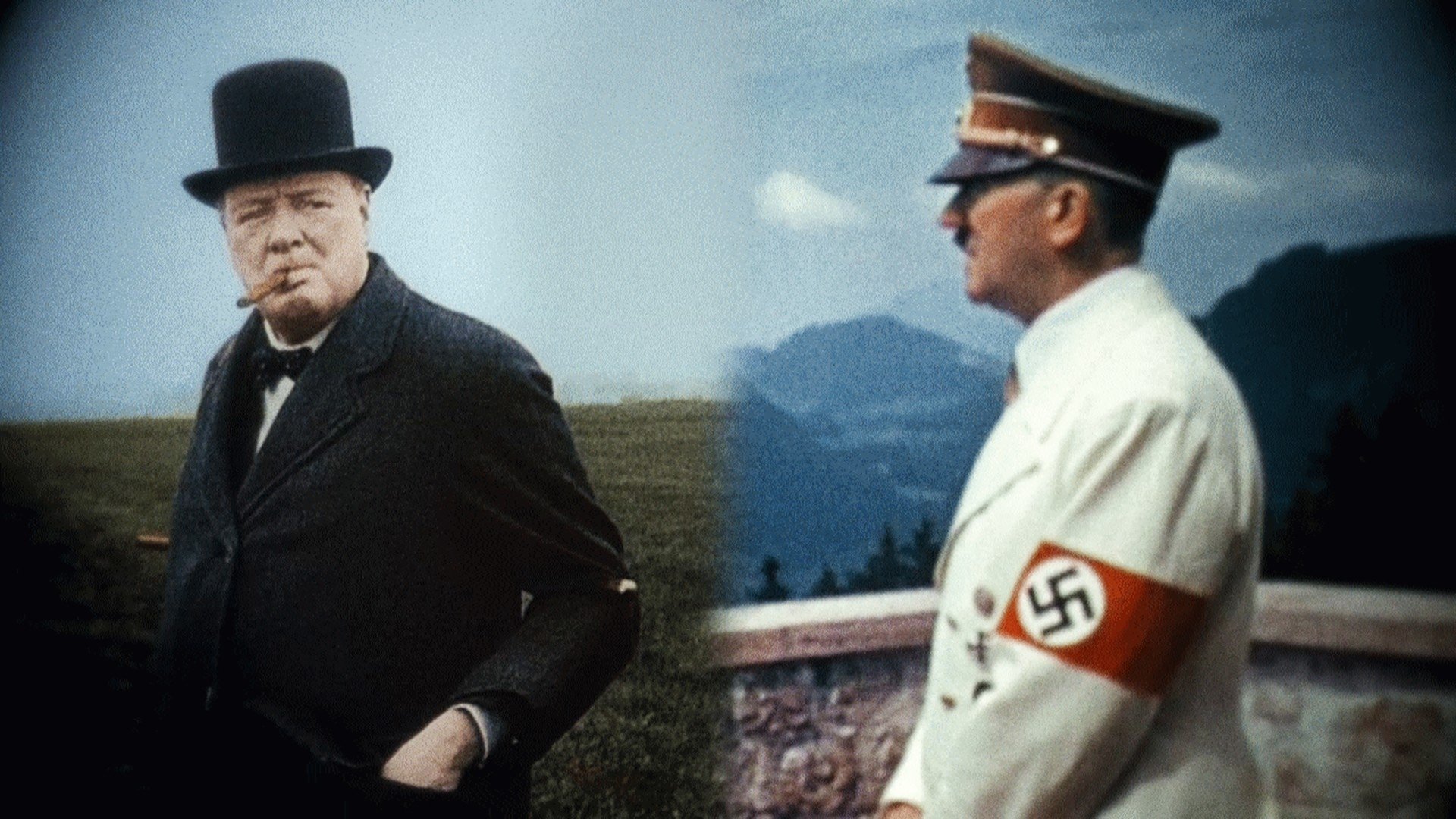 Backdrop for The Eagle and the Lion: Hitler vs Churchill