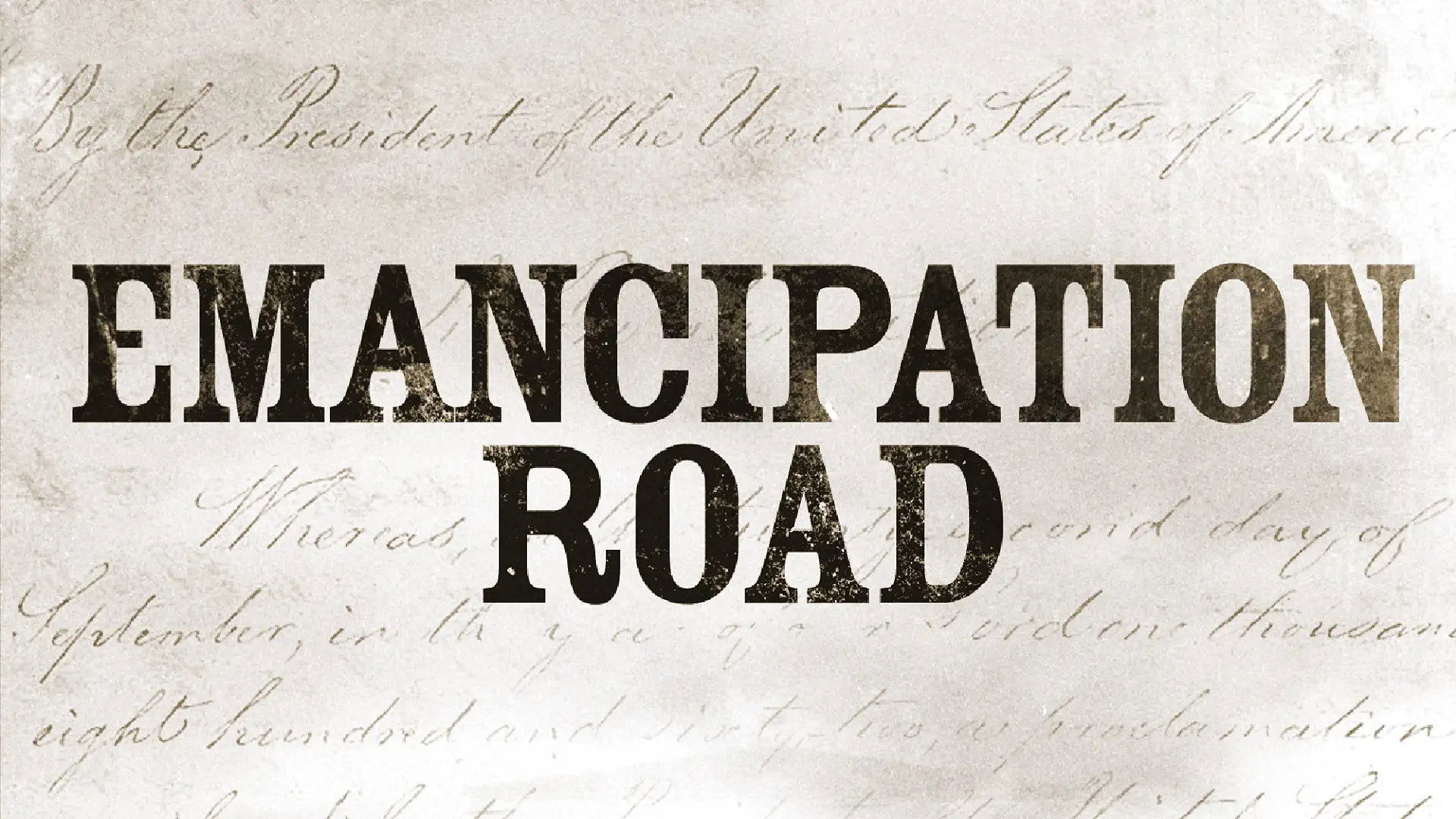 Backdrop for Emancipation Road